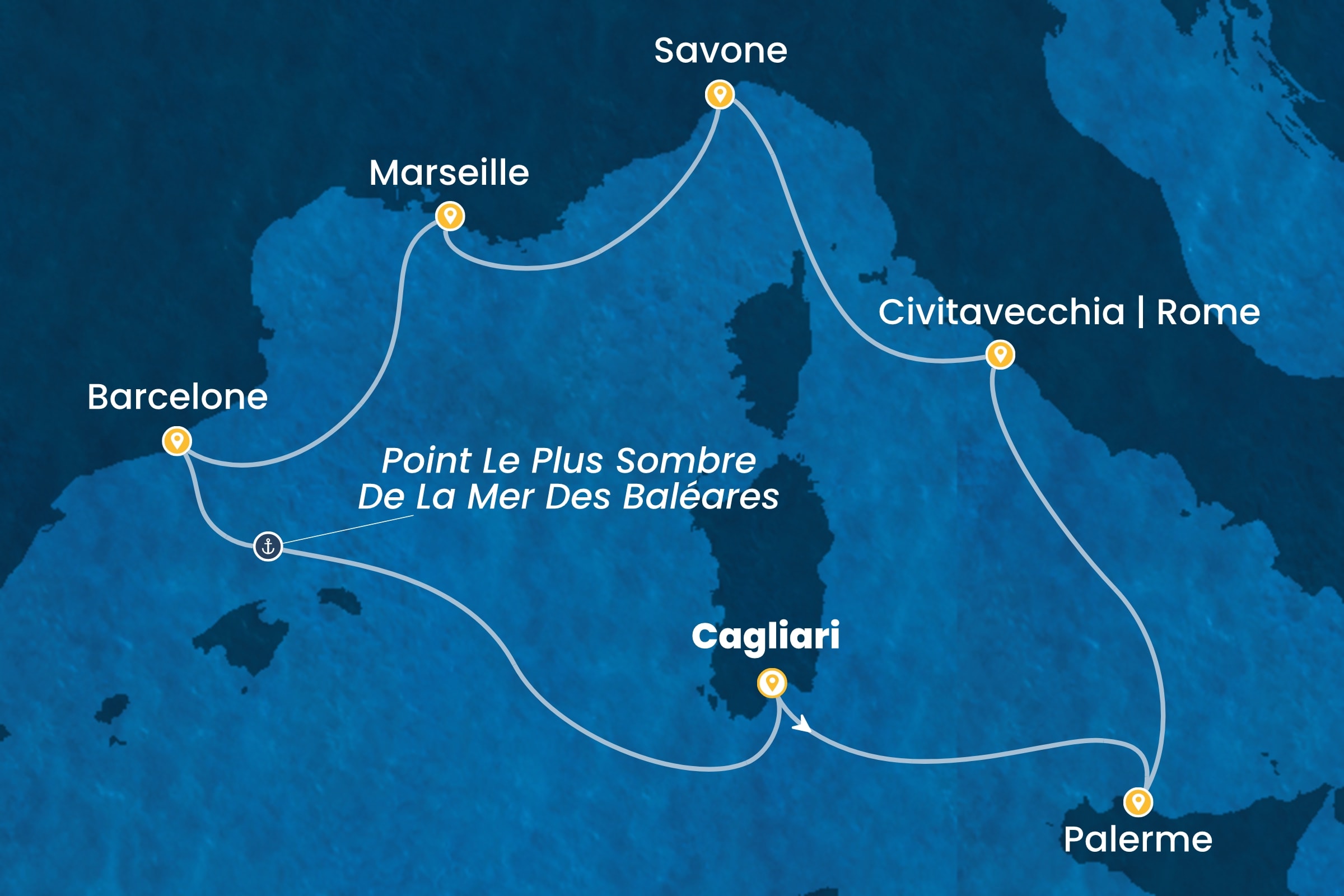 Carte de l’itinéraire
