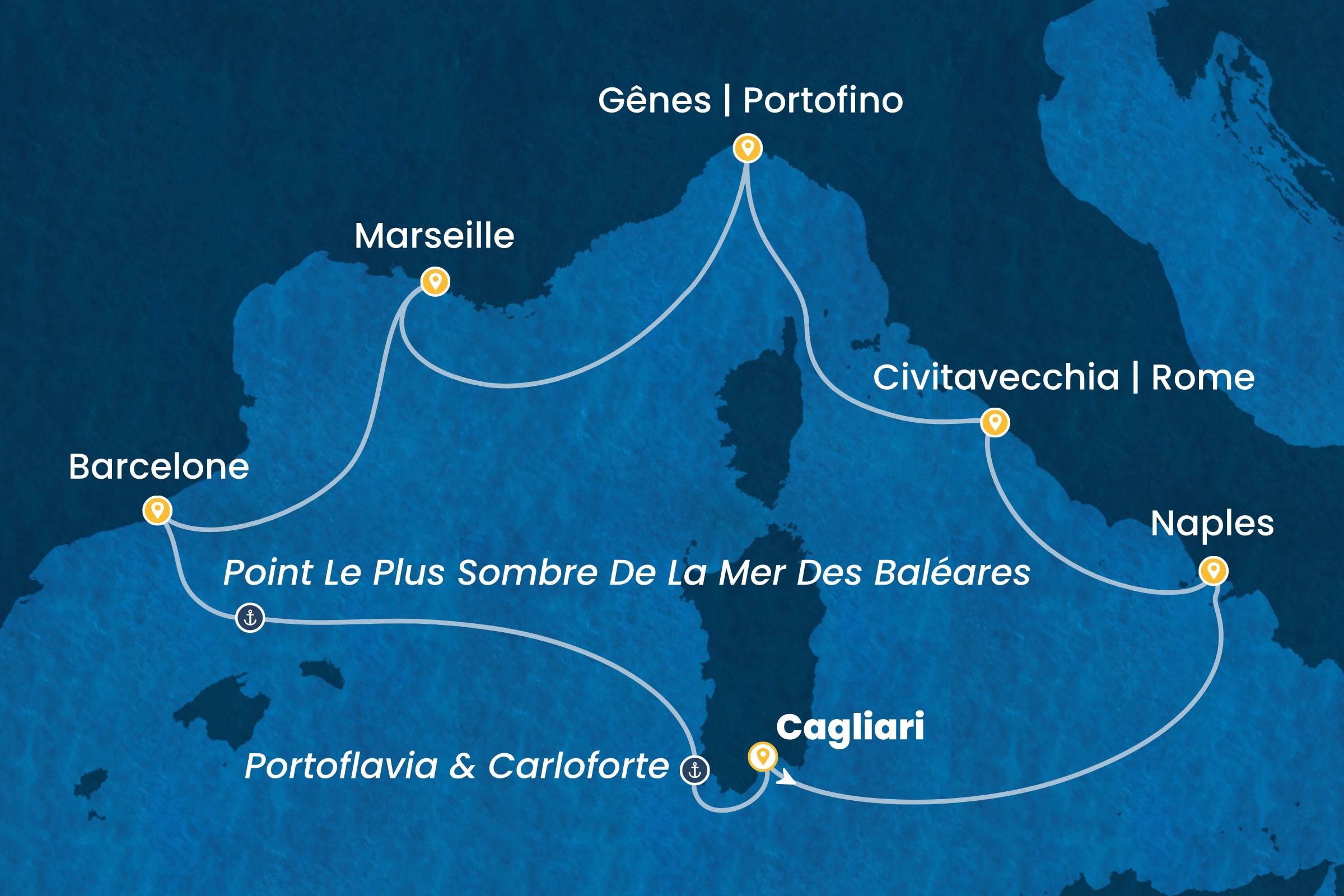 Carte de l’itinéraire