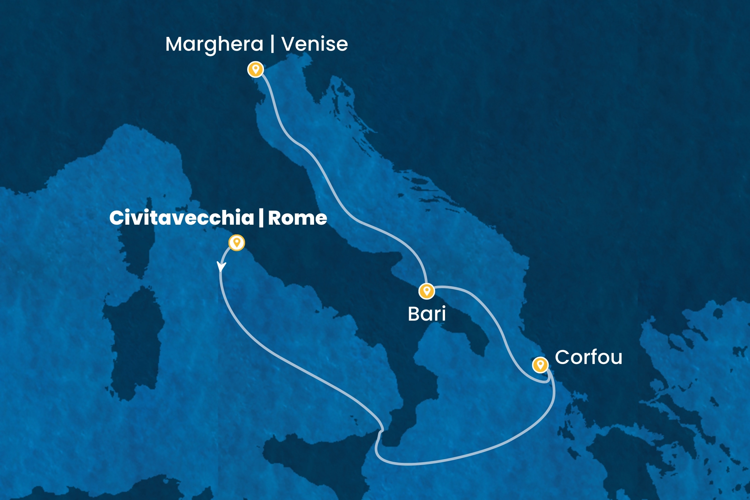 Carte de l’itinéraire