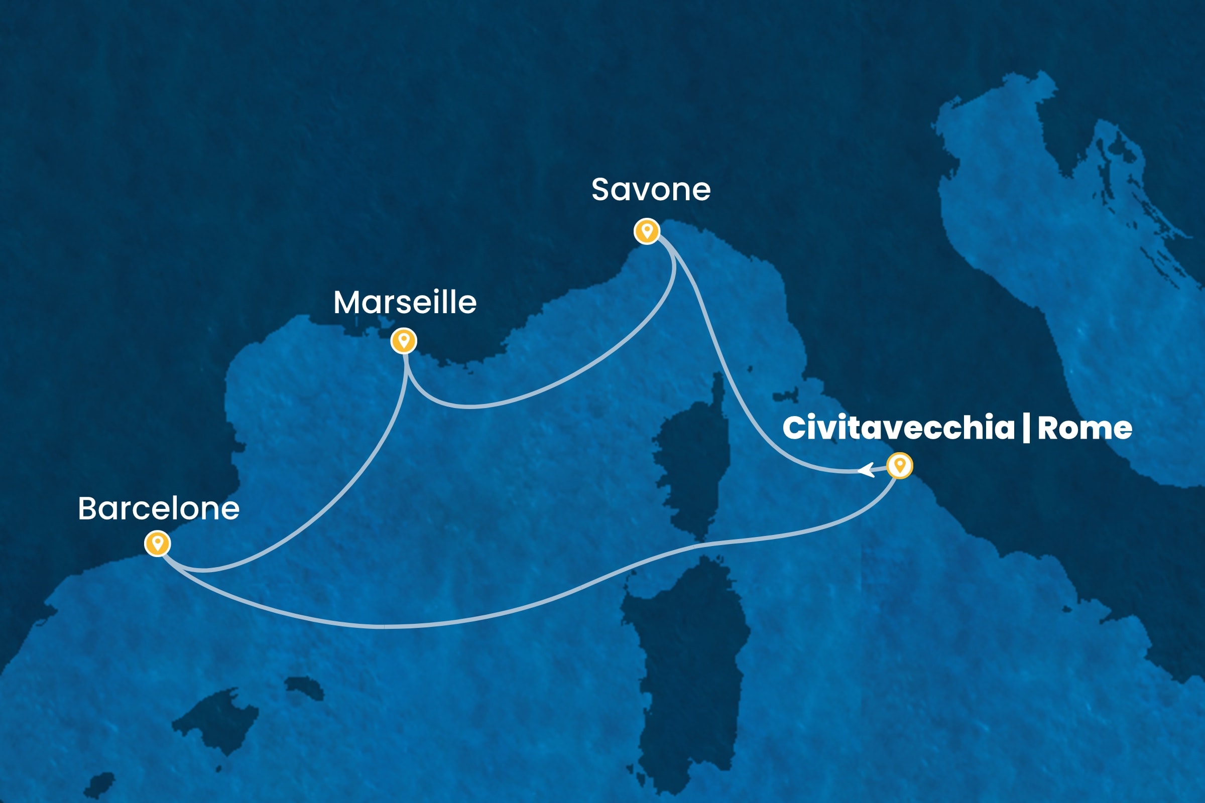Carte de l’itinéraire