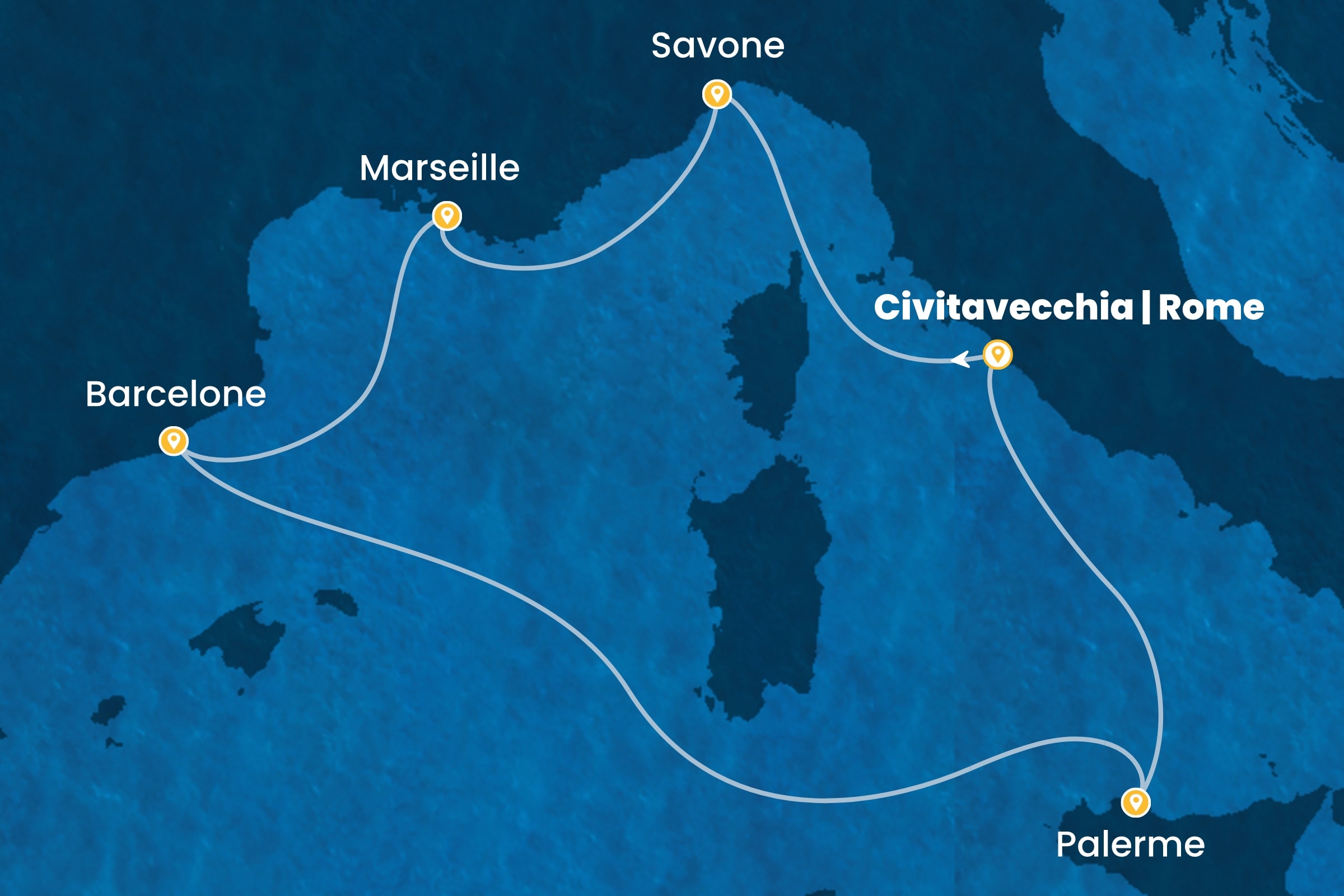 Carte de l’itinéraire
