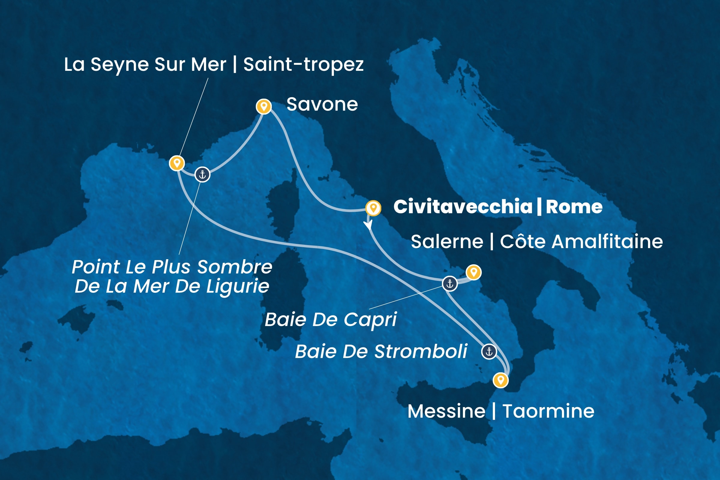 Carte de l’itinéraire