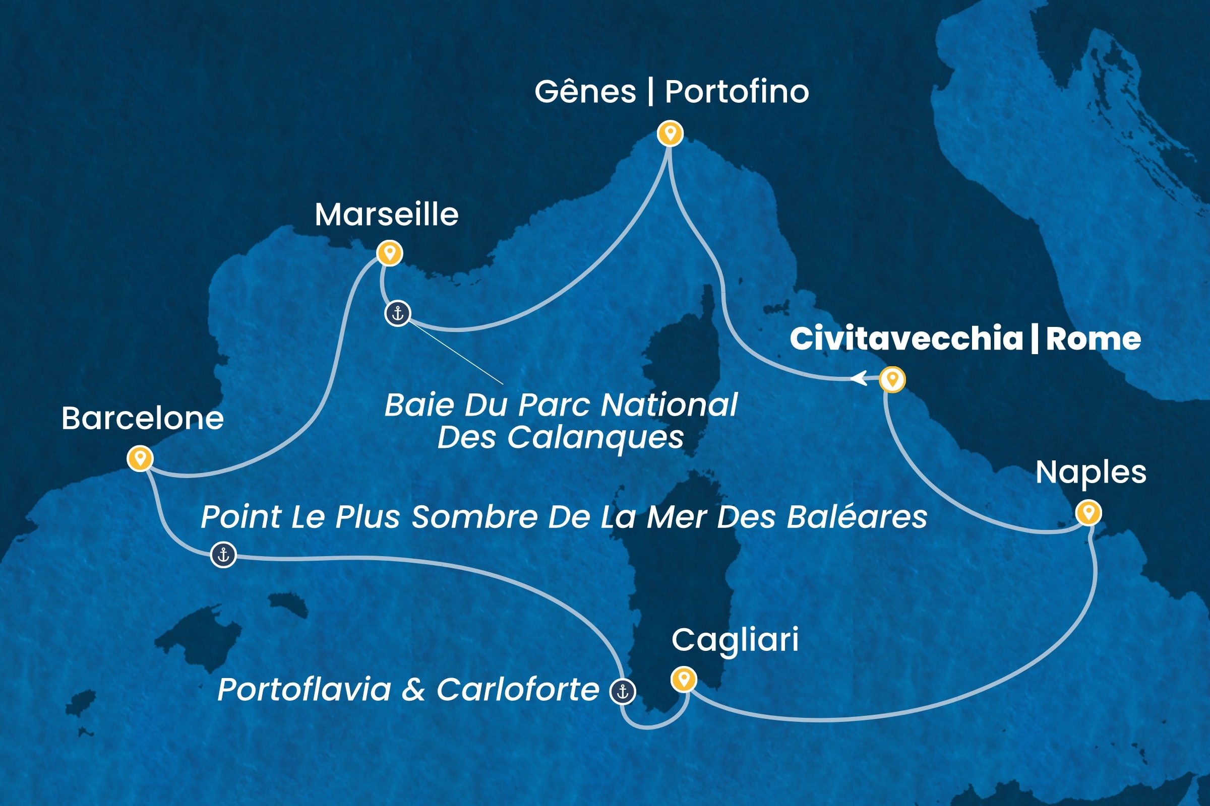Carte de l’itinéraire