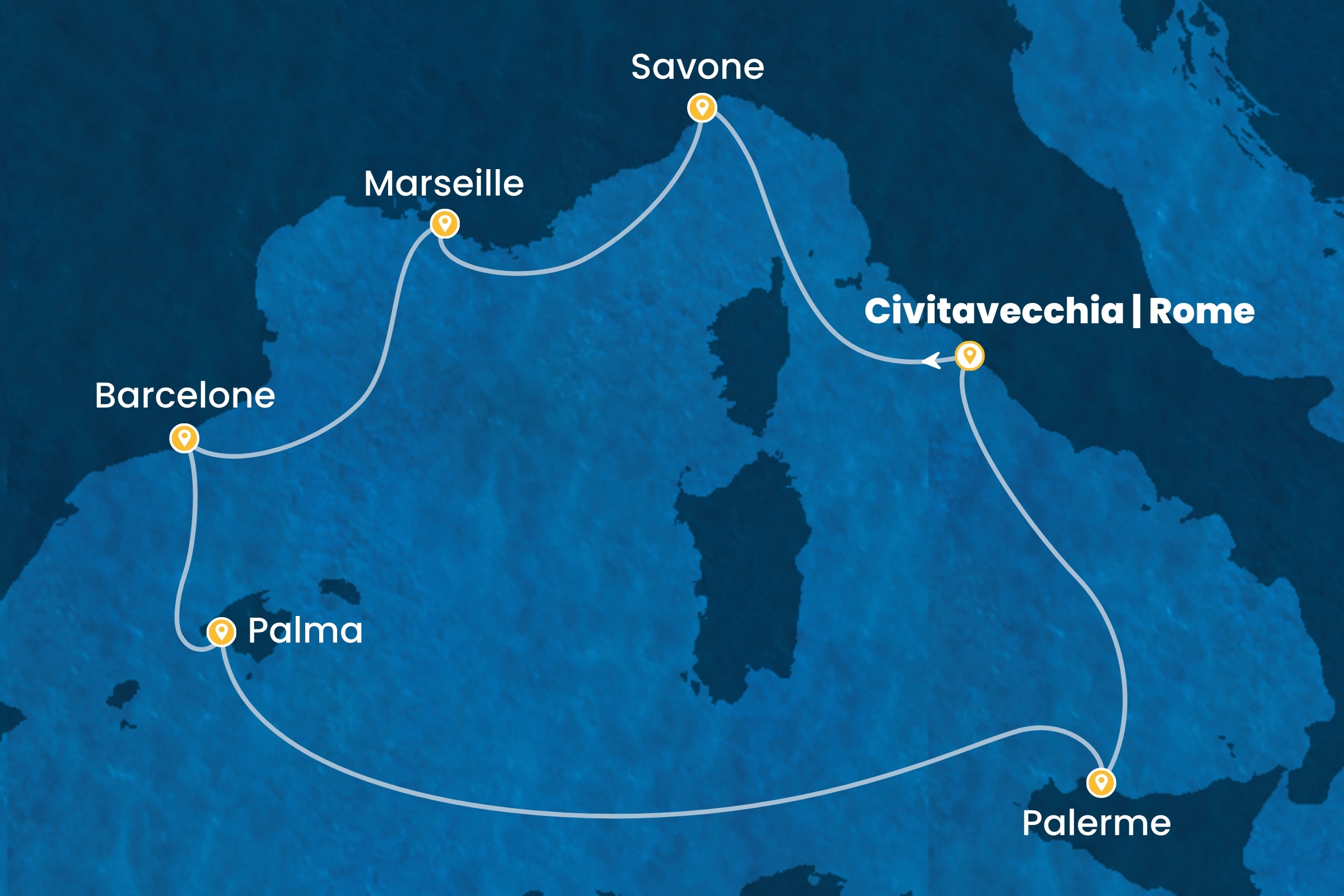 Carte de l’itinéraire