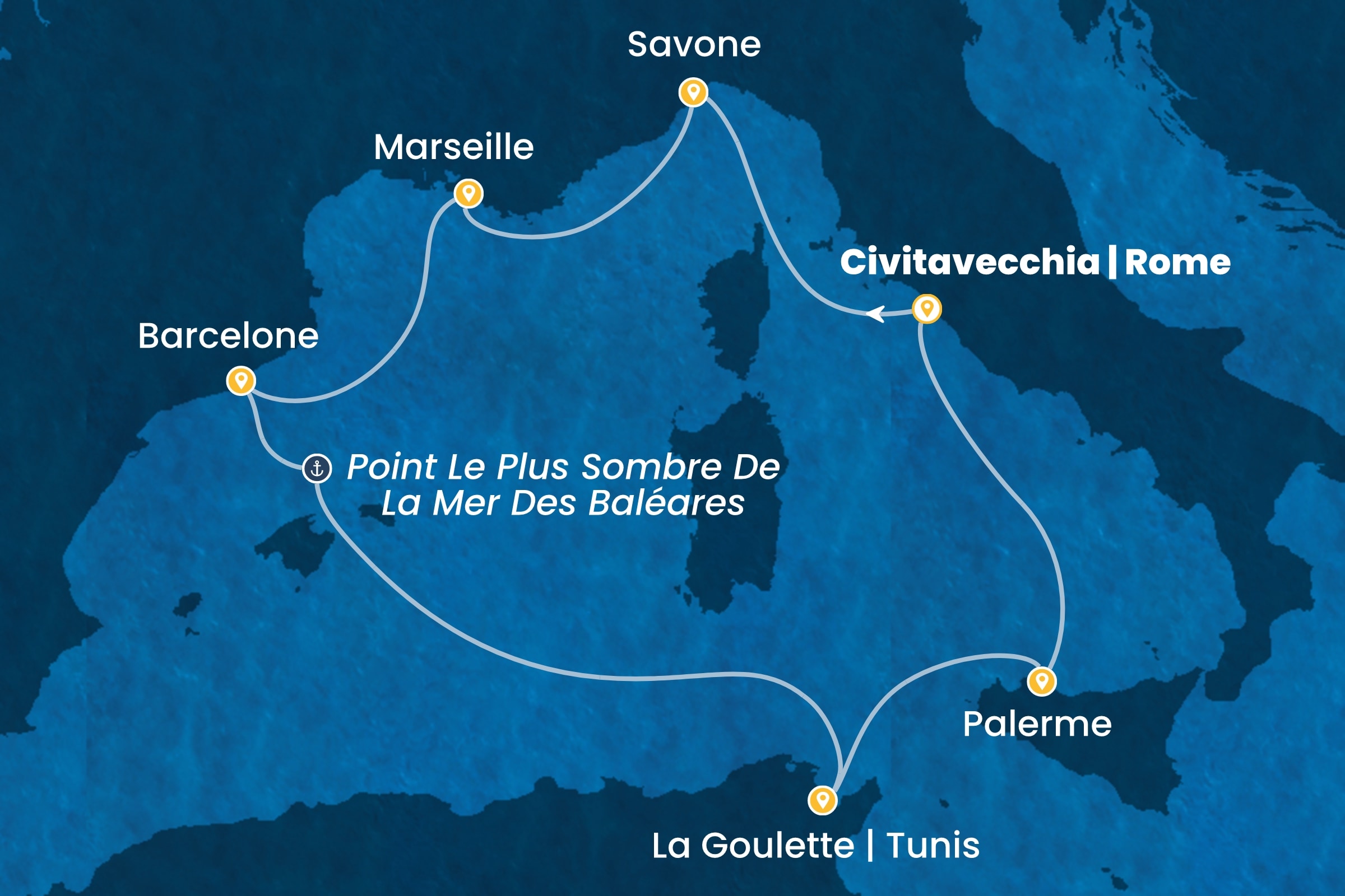 Carte de l’itinéraire