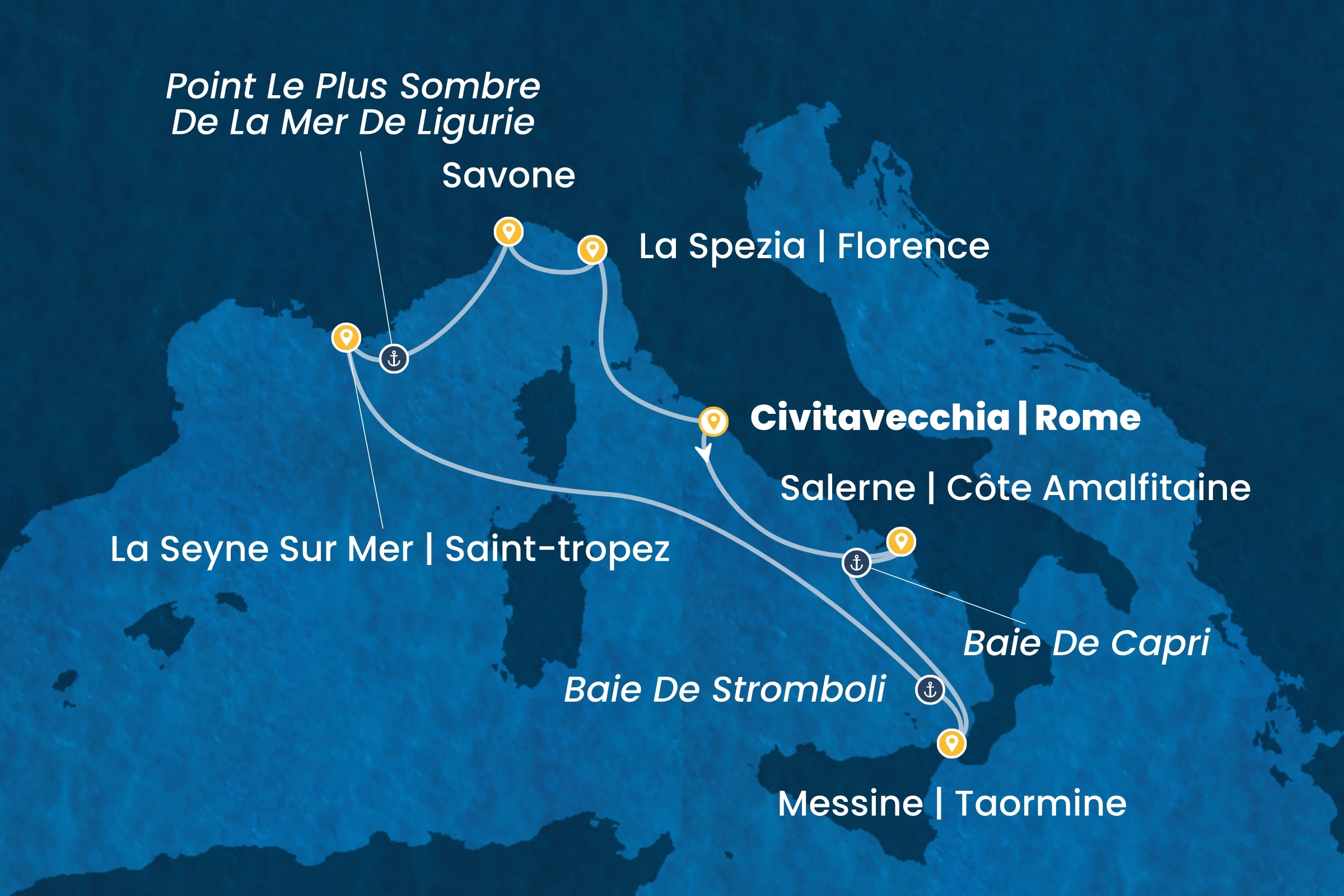 Carte de l’itinéraire
