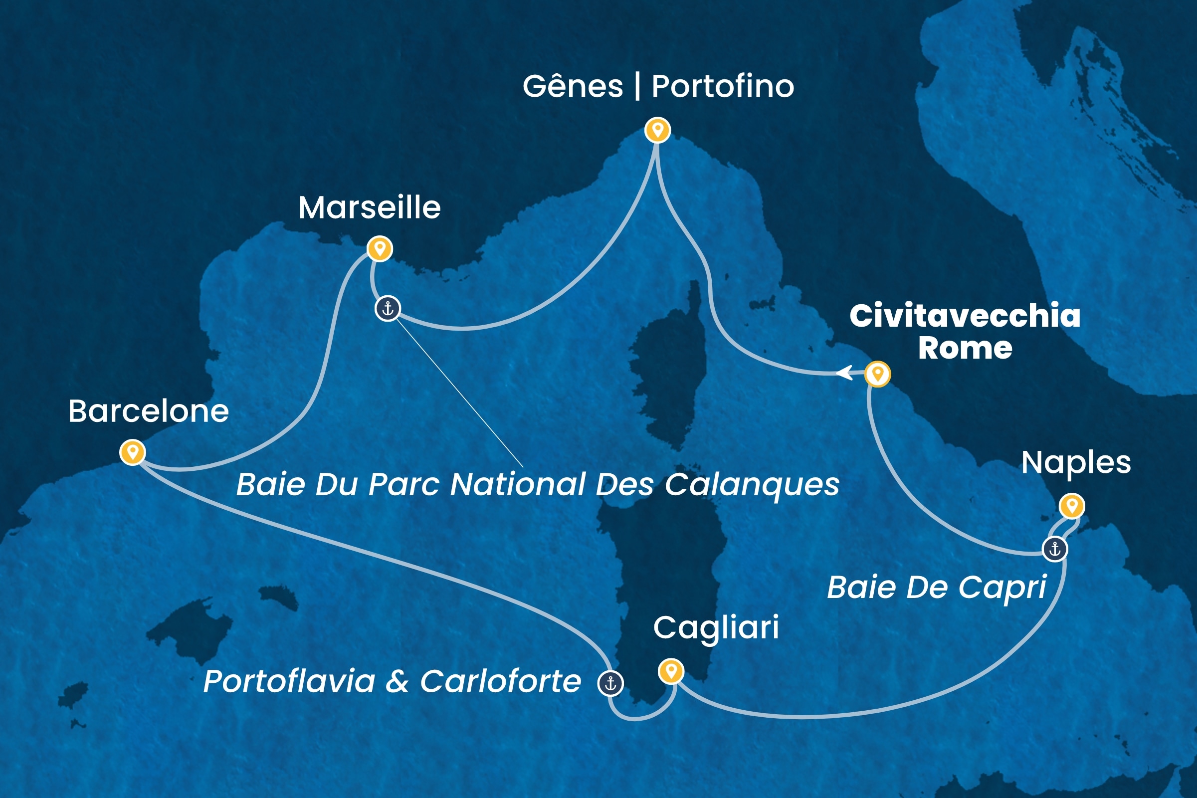 Carte de l’itinéraire