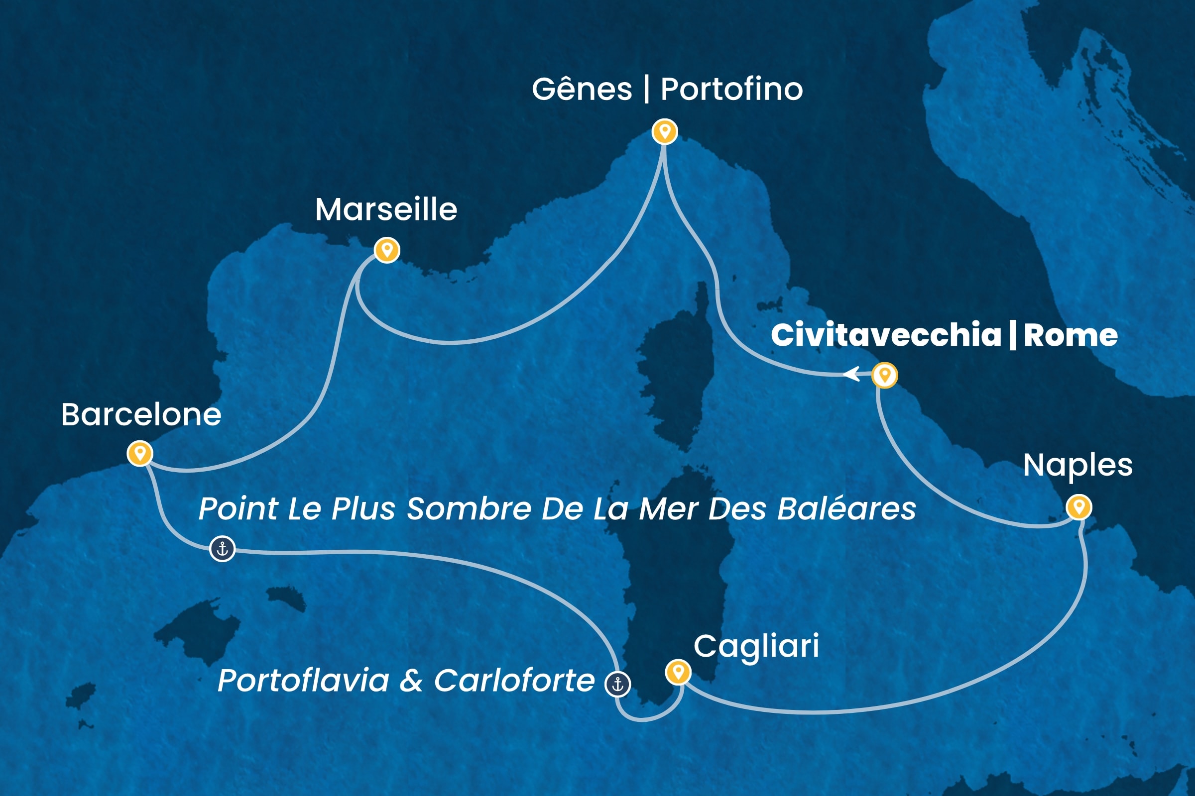 Carte de l’itinéraire