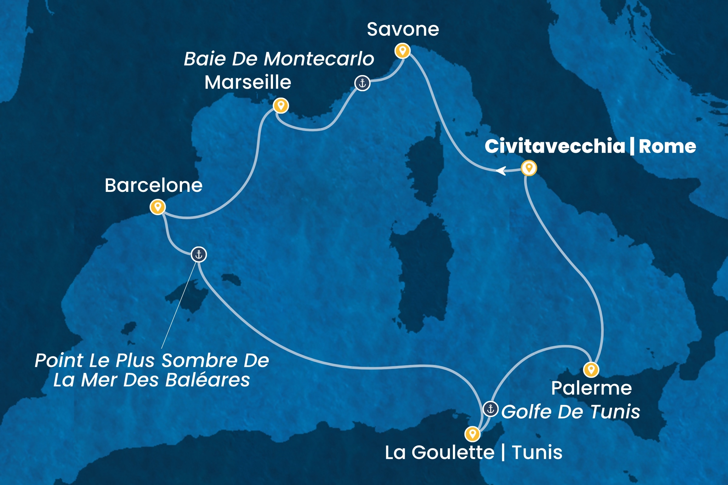 Carte de l’itinéraire