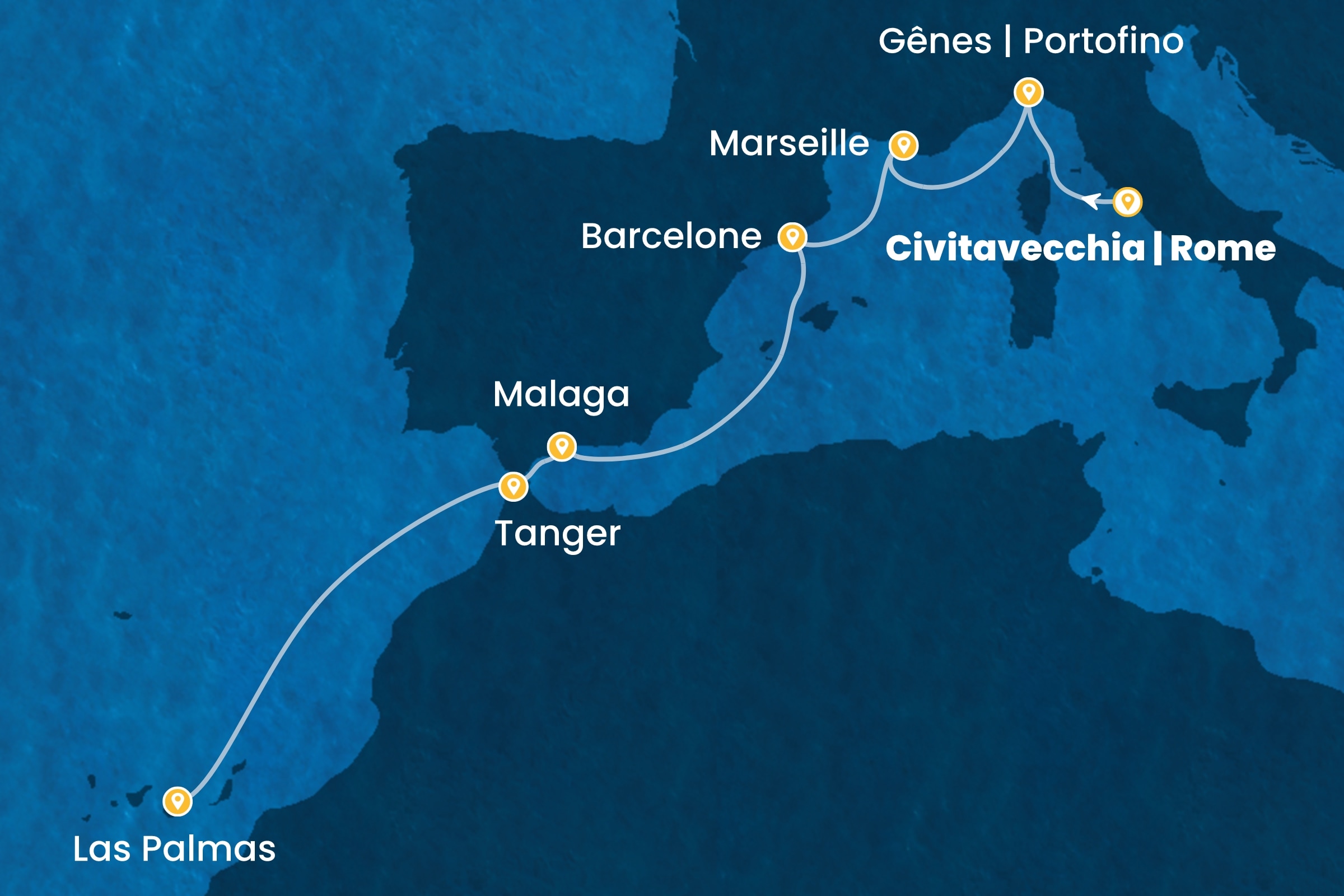 Carte de l’itinéraire