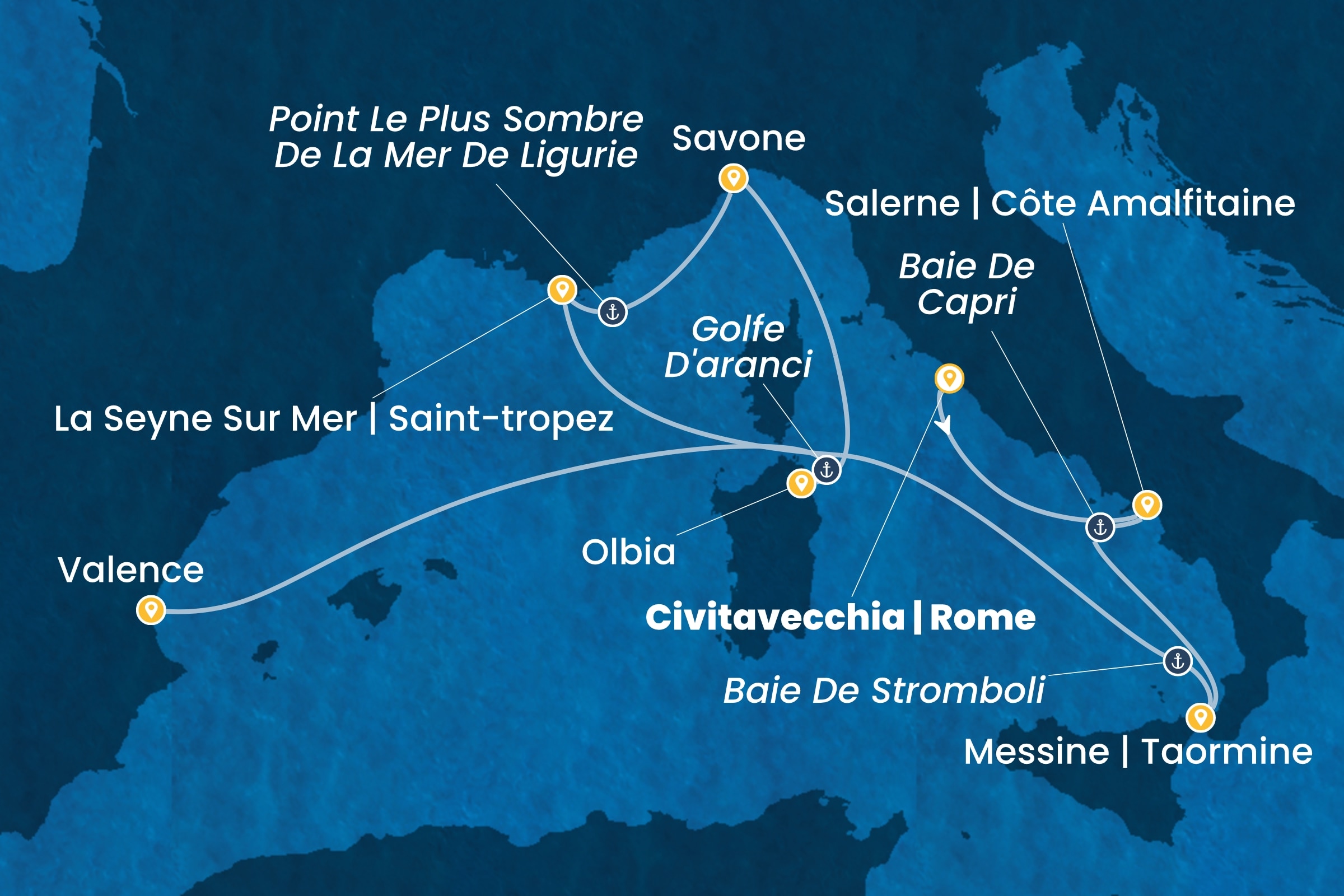 Carte de l’itinéraire