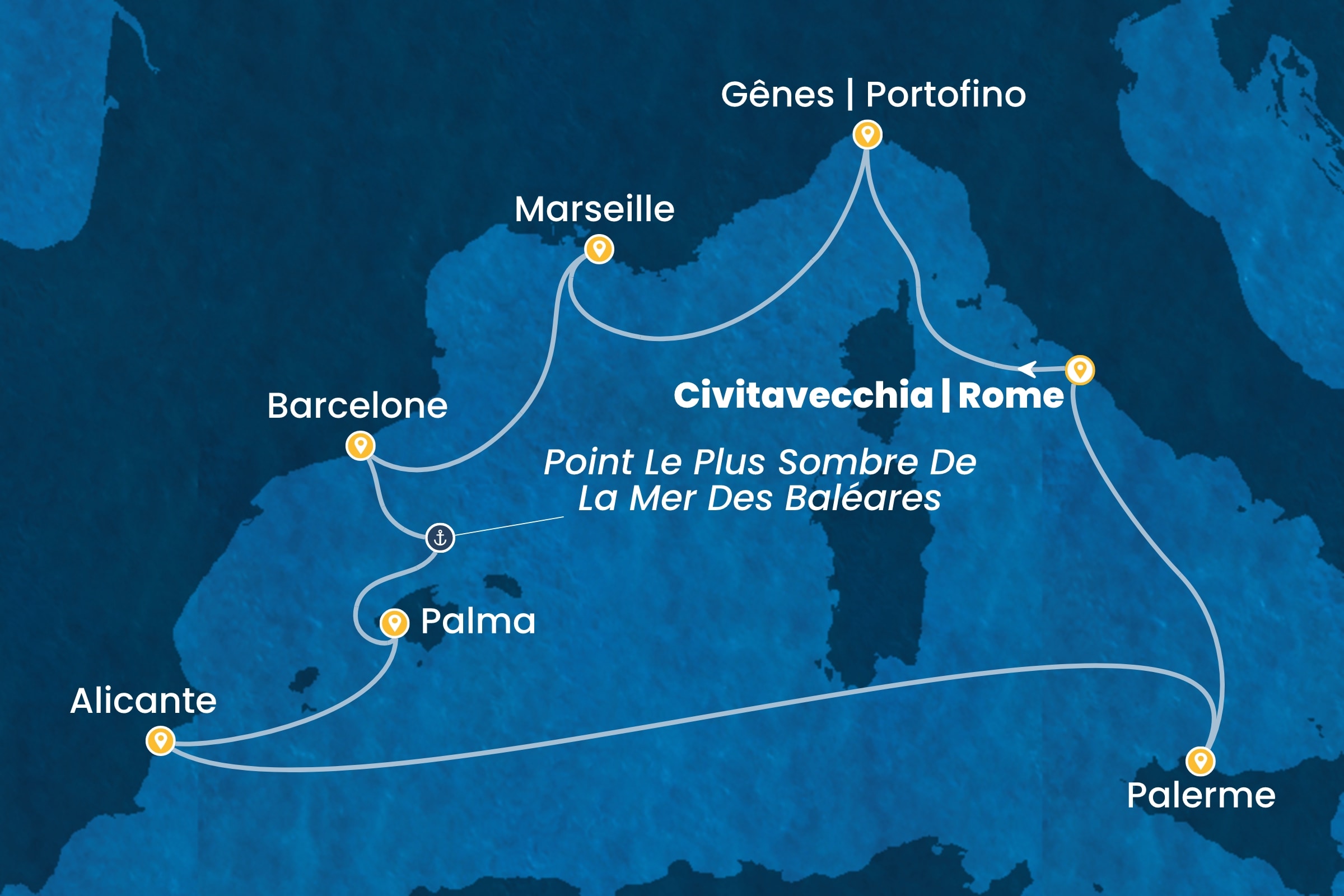 Carte de l’itinéraire