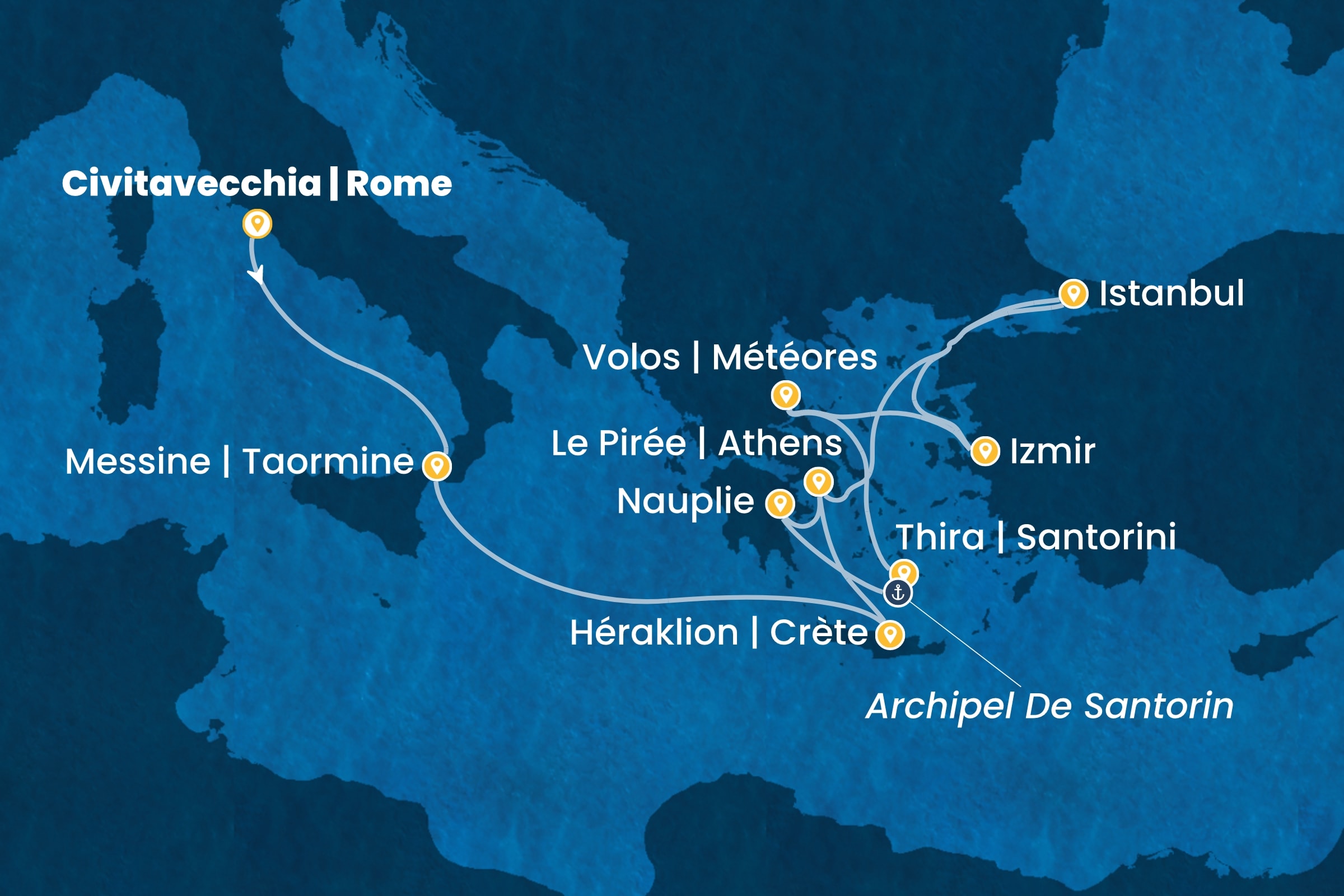 Carte de l’itinéraire