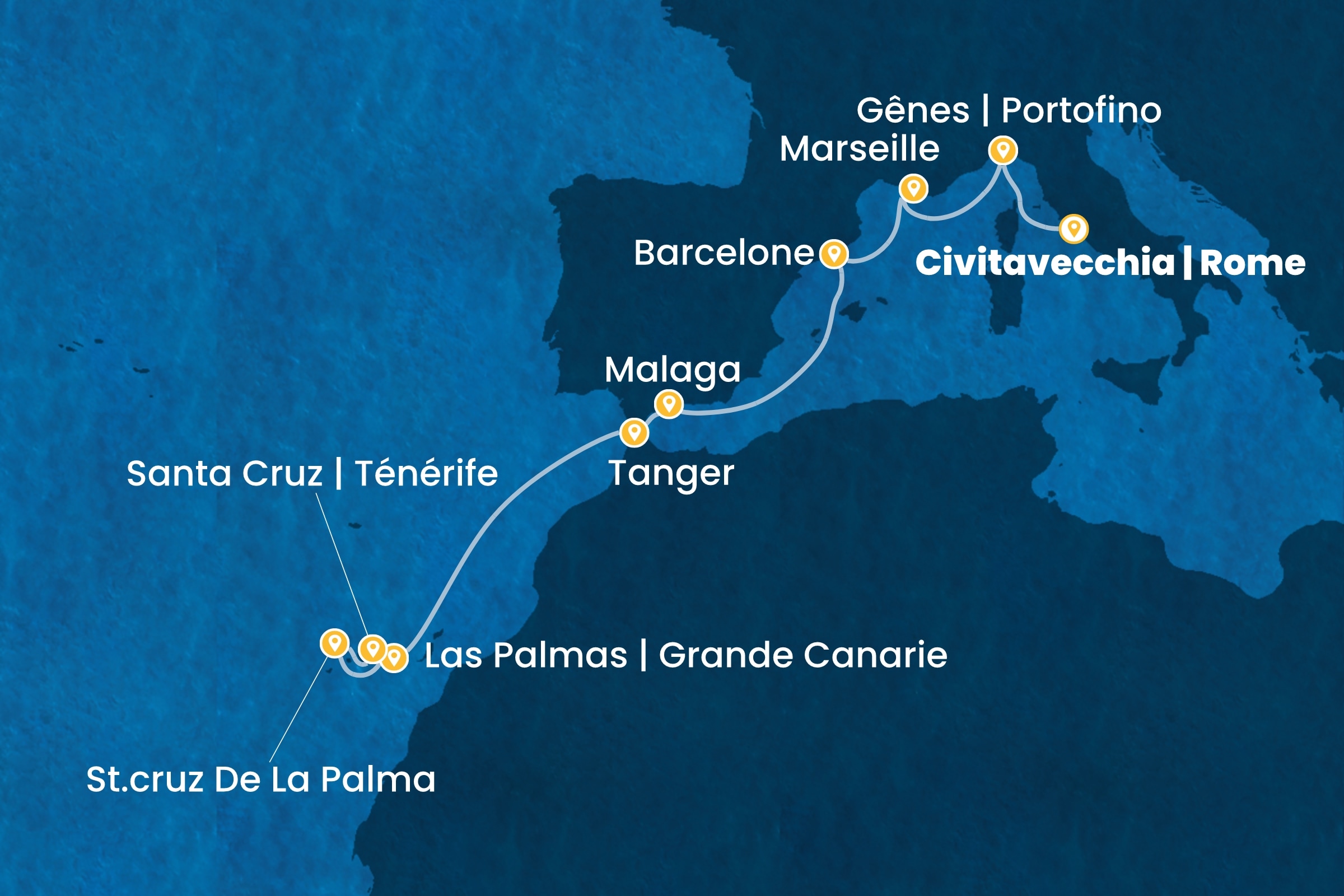Carte de l’itinéraire