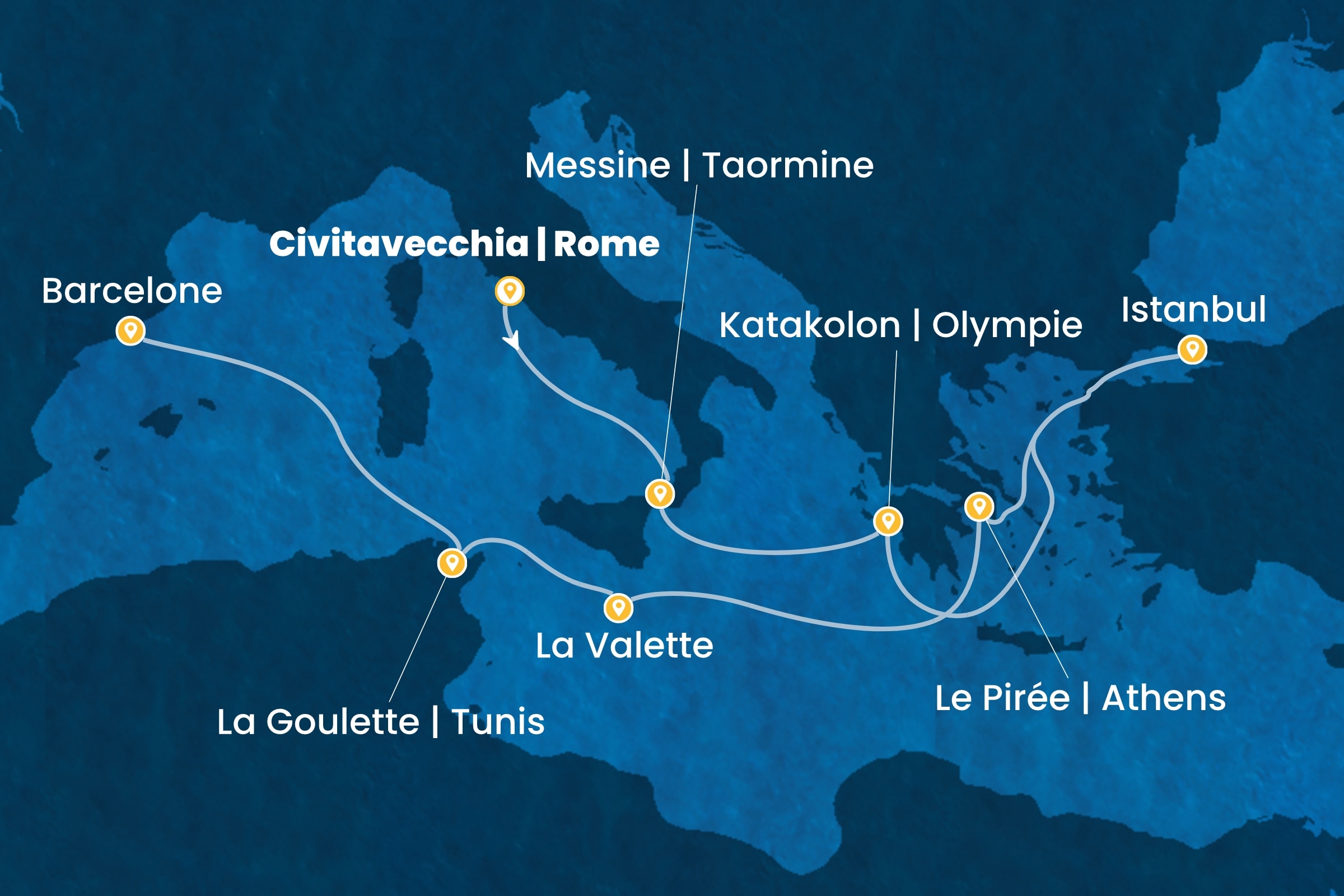 Carte de l’itinéraire