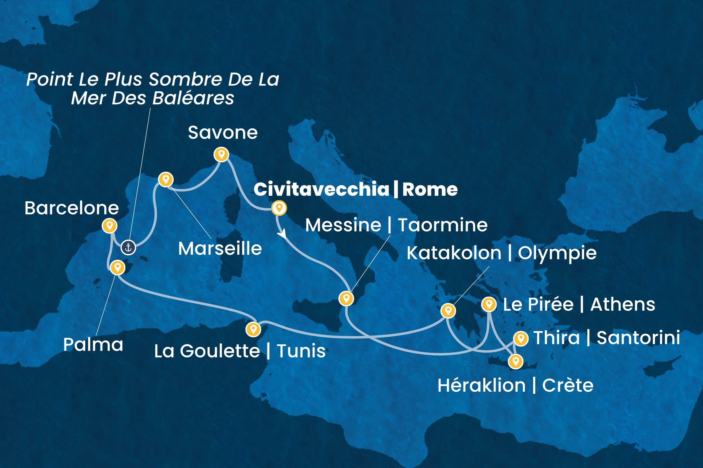 Carte de l’itinéraire