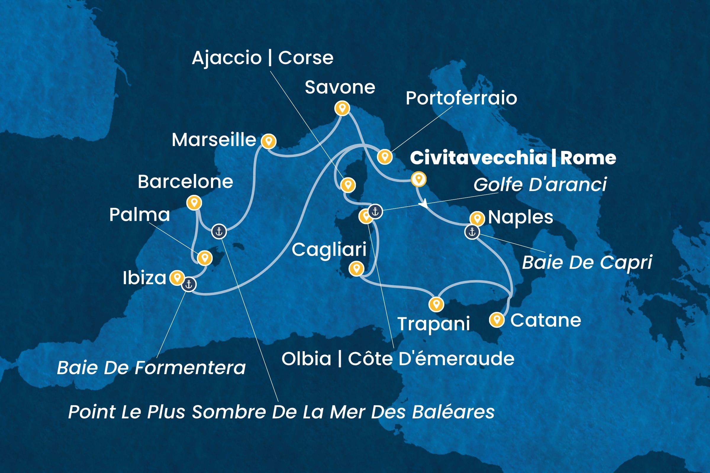 Carte de l’itinéraire