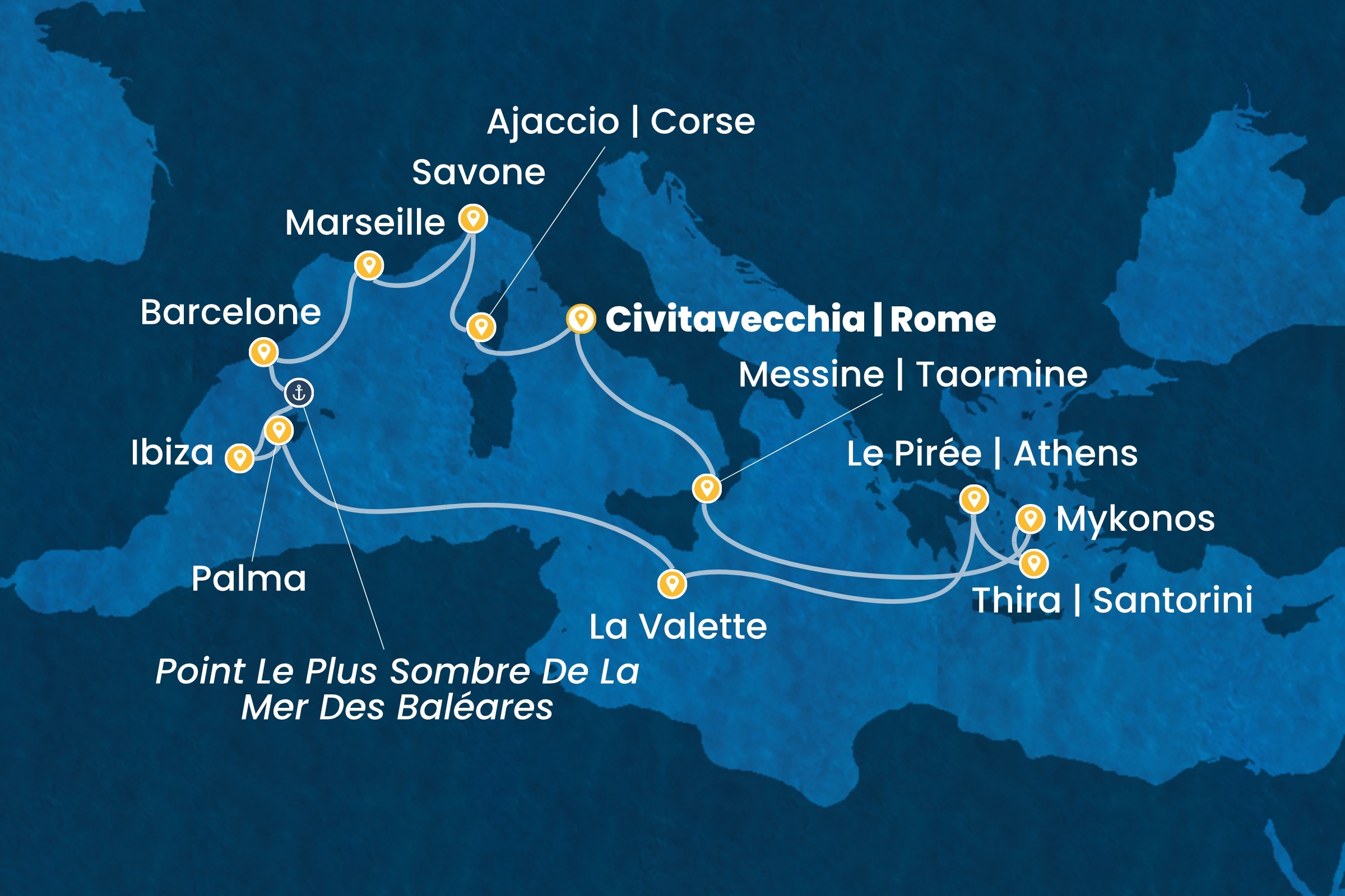 Carte de l’itinéraire