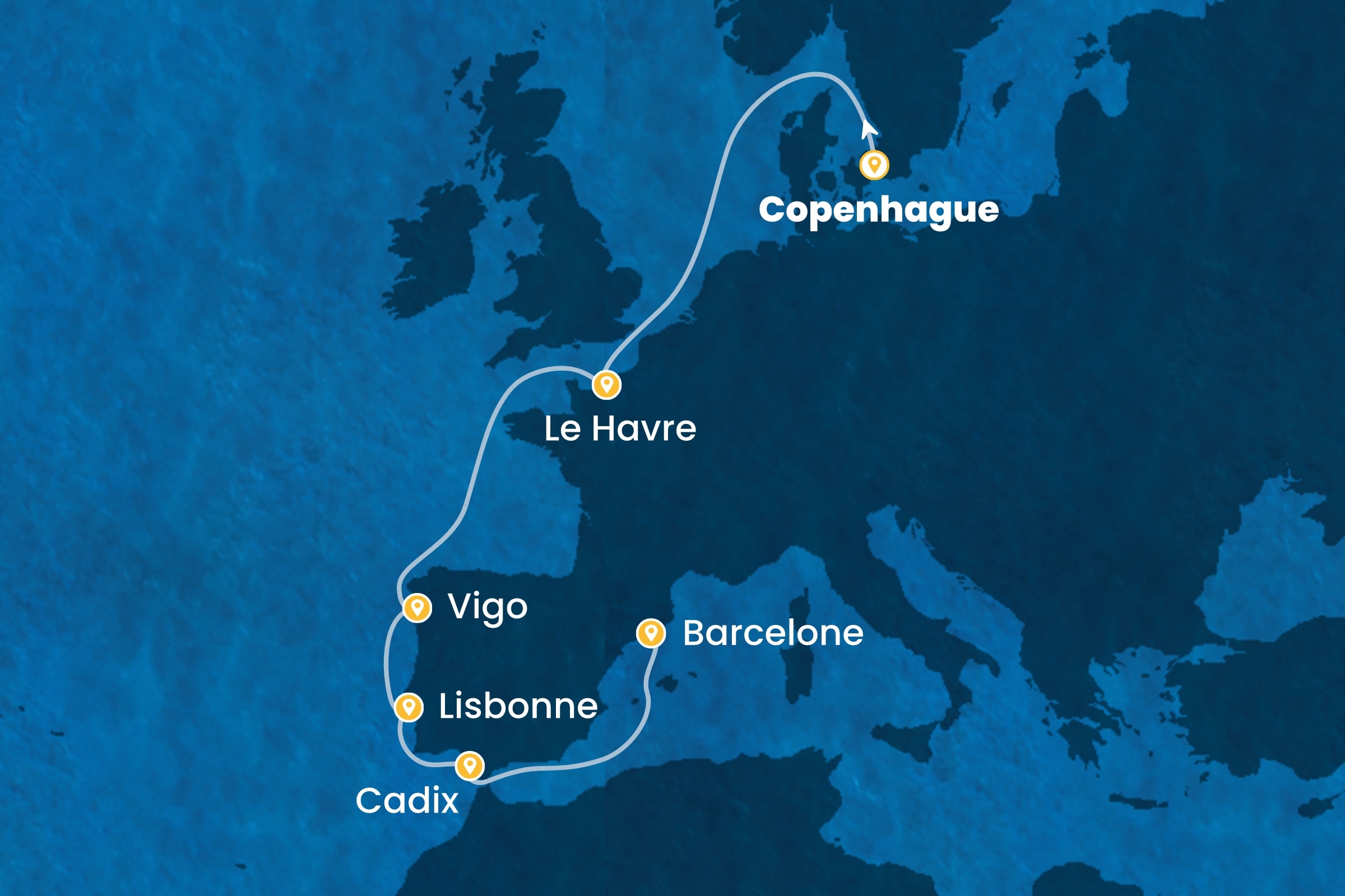 Carte de l’itinéraire
