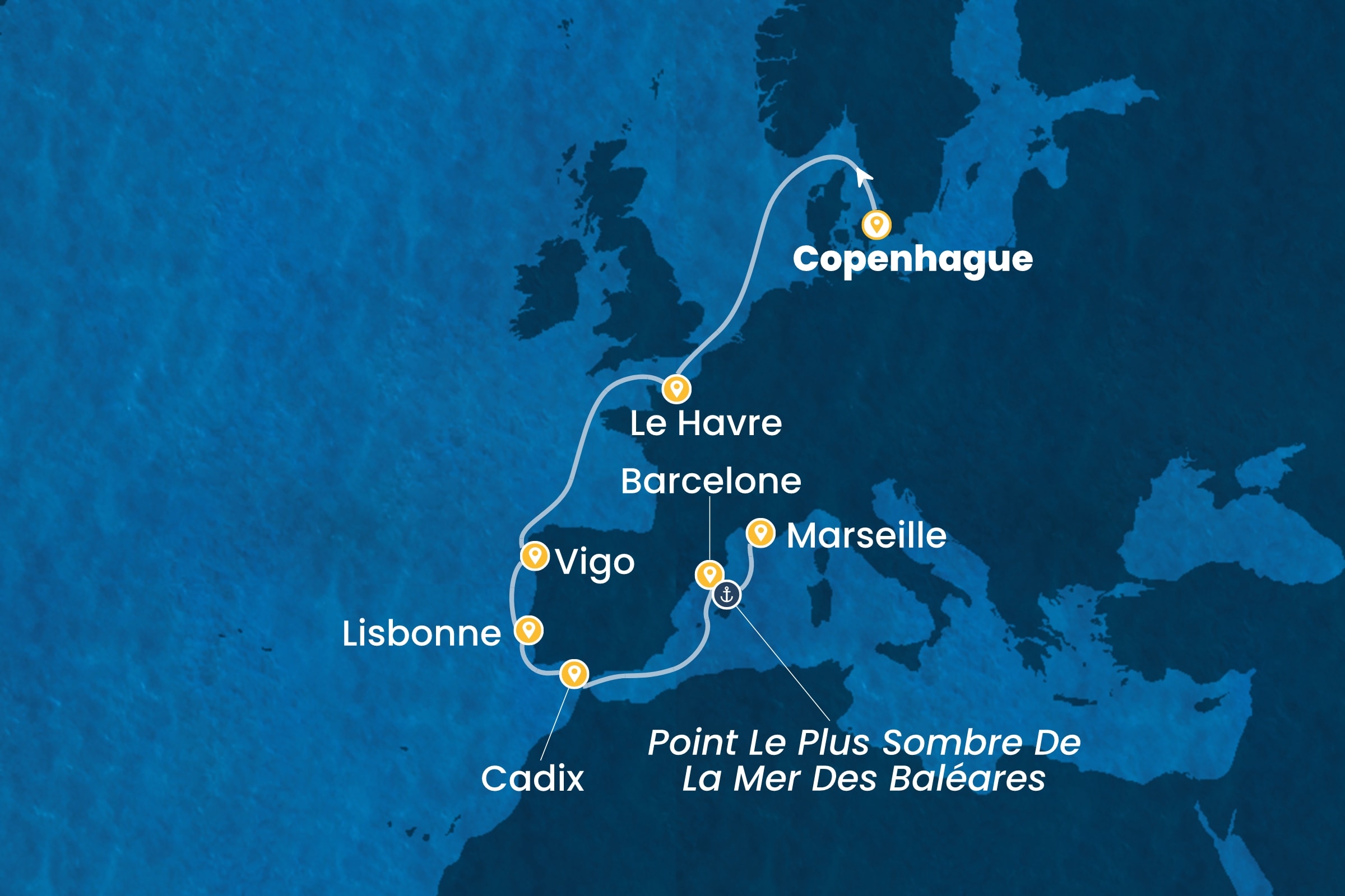 Carte de l’itinéraire