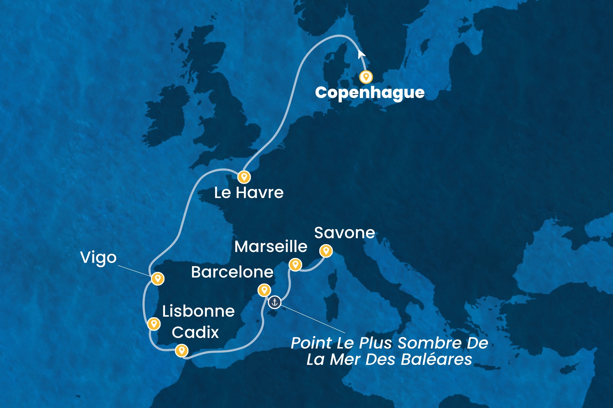 Carte de l’itinéraire