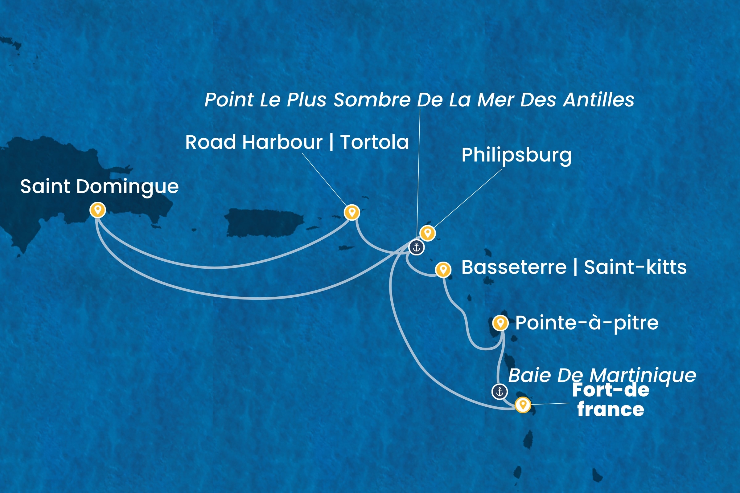 Carte de l’itinéraire