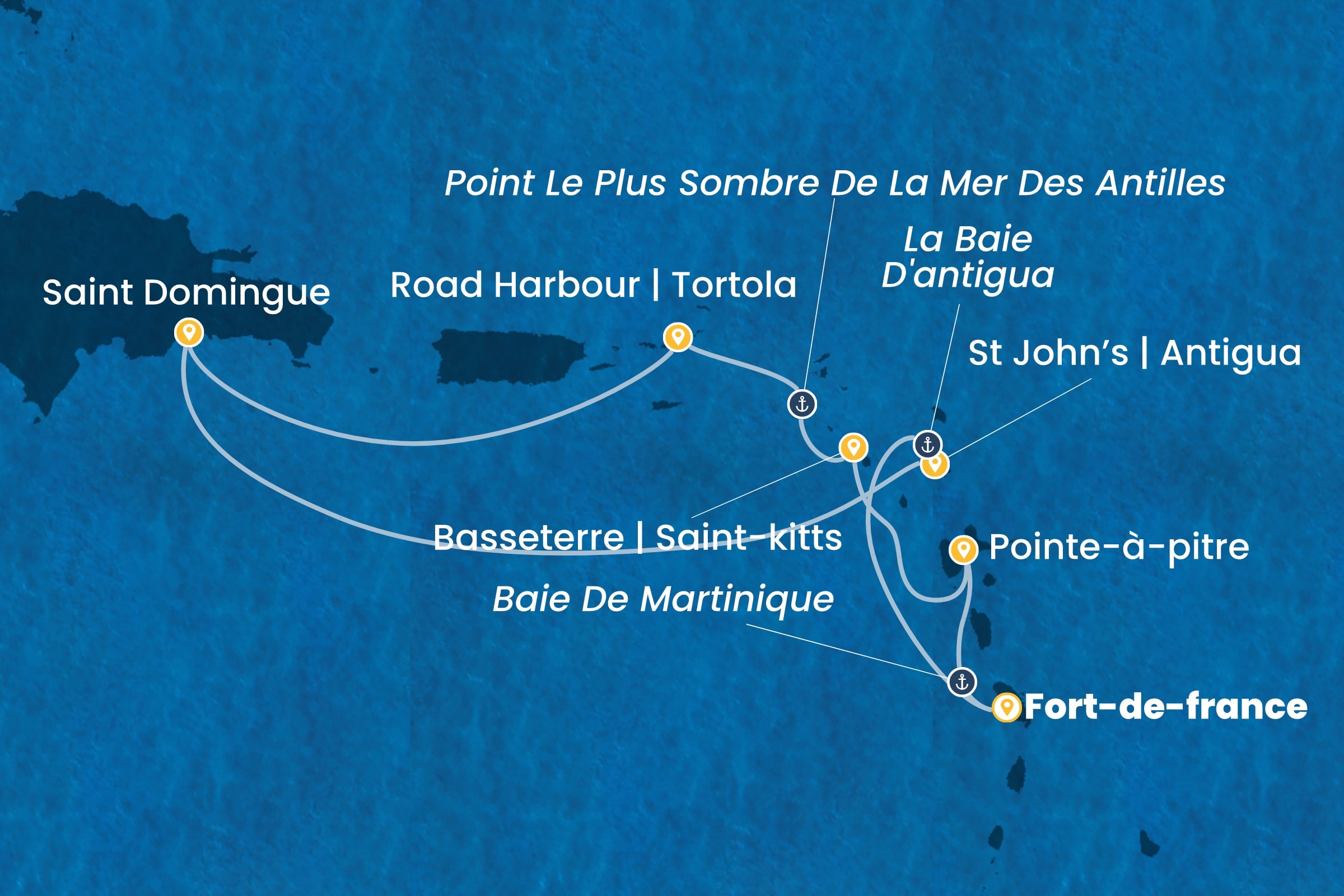 Carte de l’itinéraire