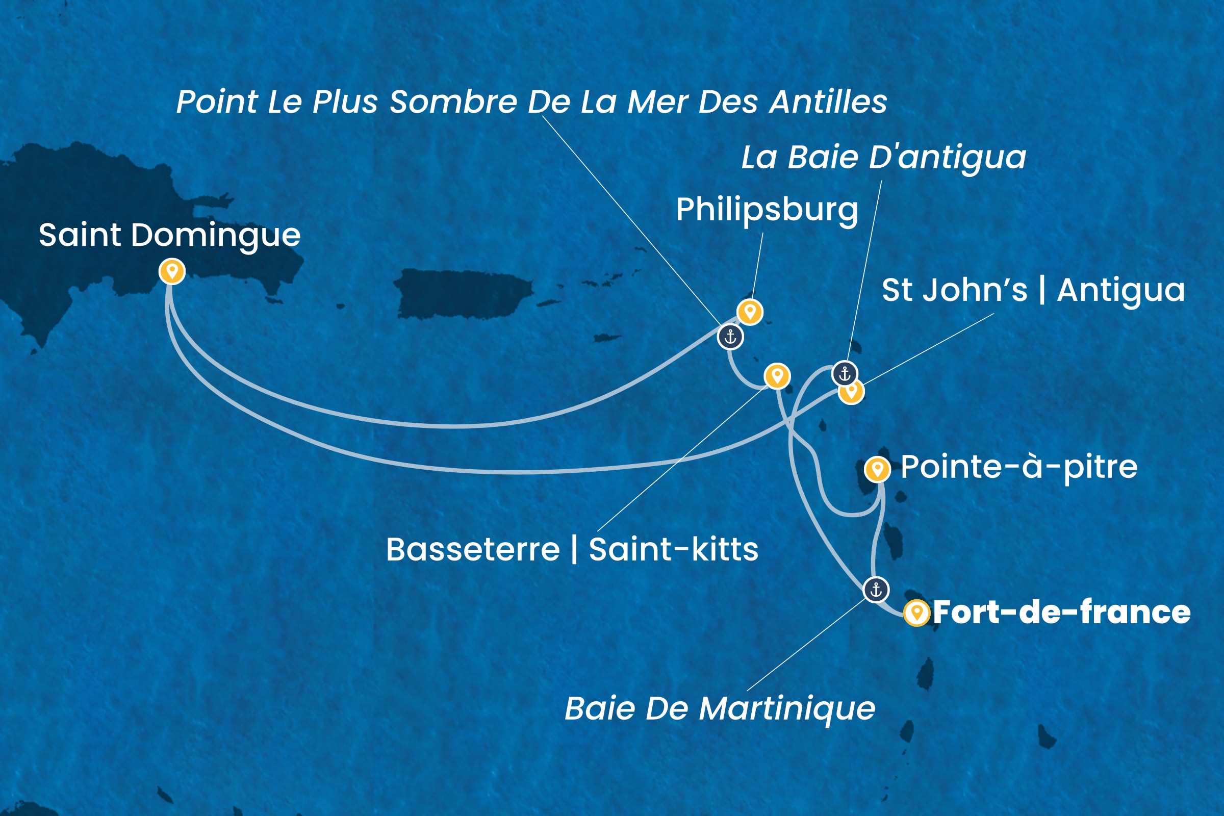 Carte de l’itinéraire
