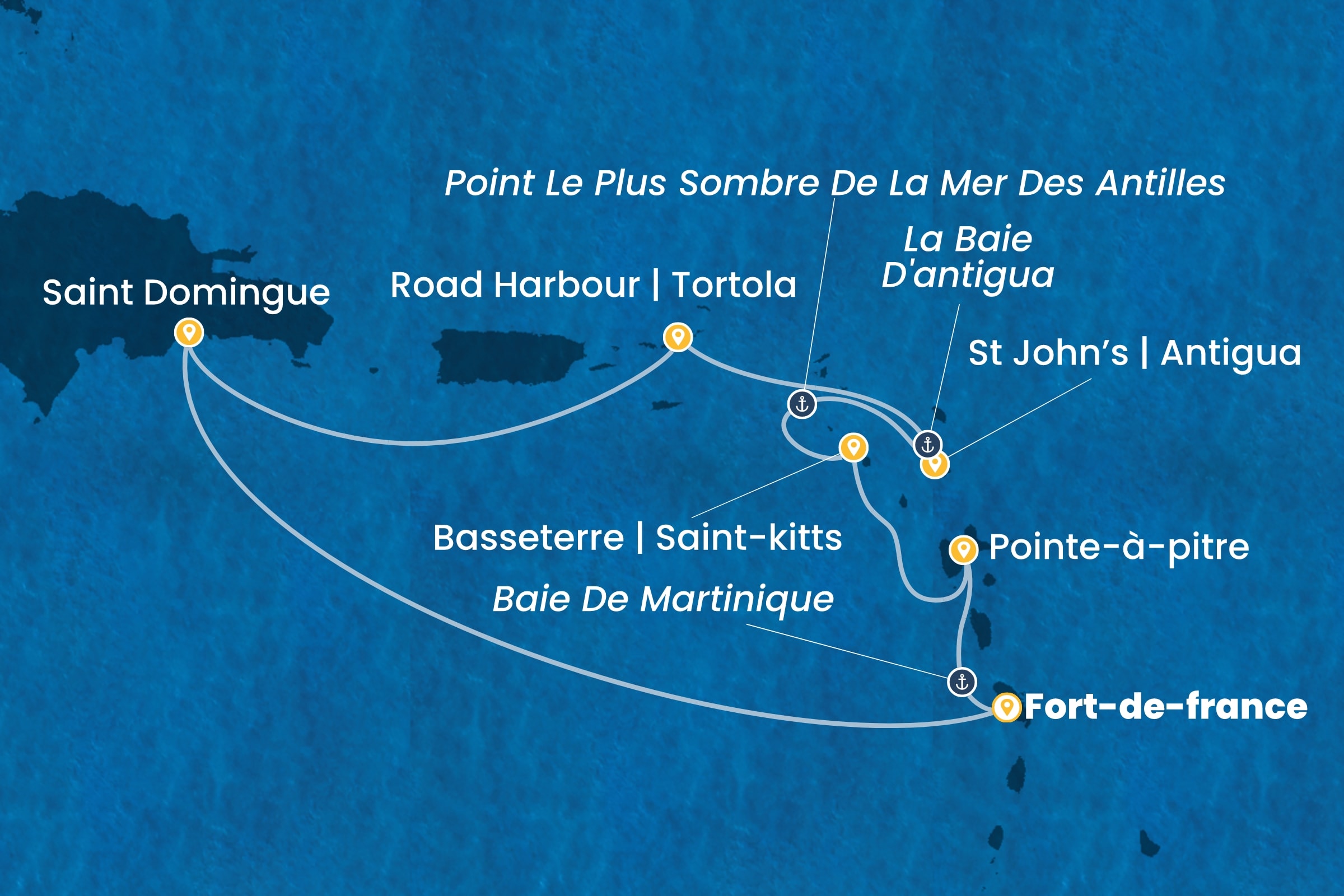 Carte de l’itinéraire
