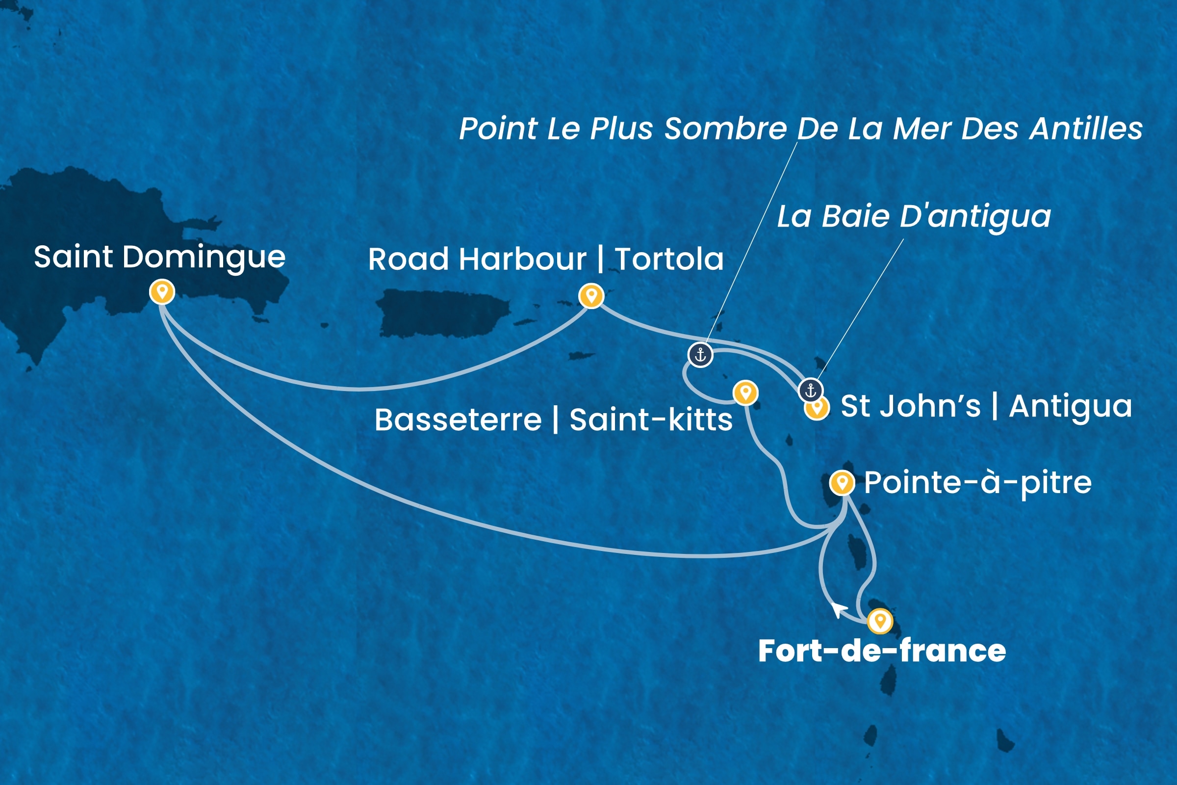 Carte de l’itinéraire