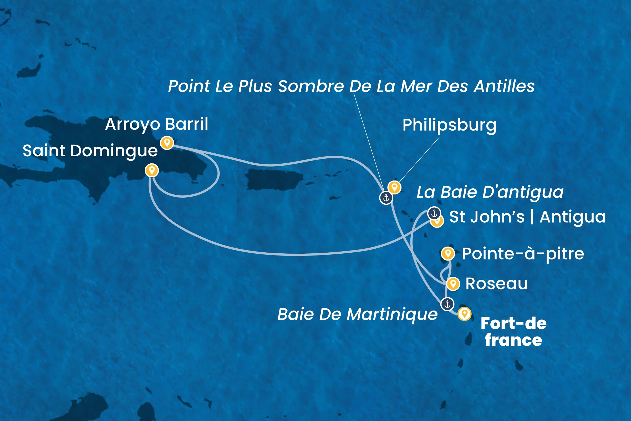 Carte de l’itinéraire