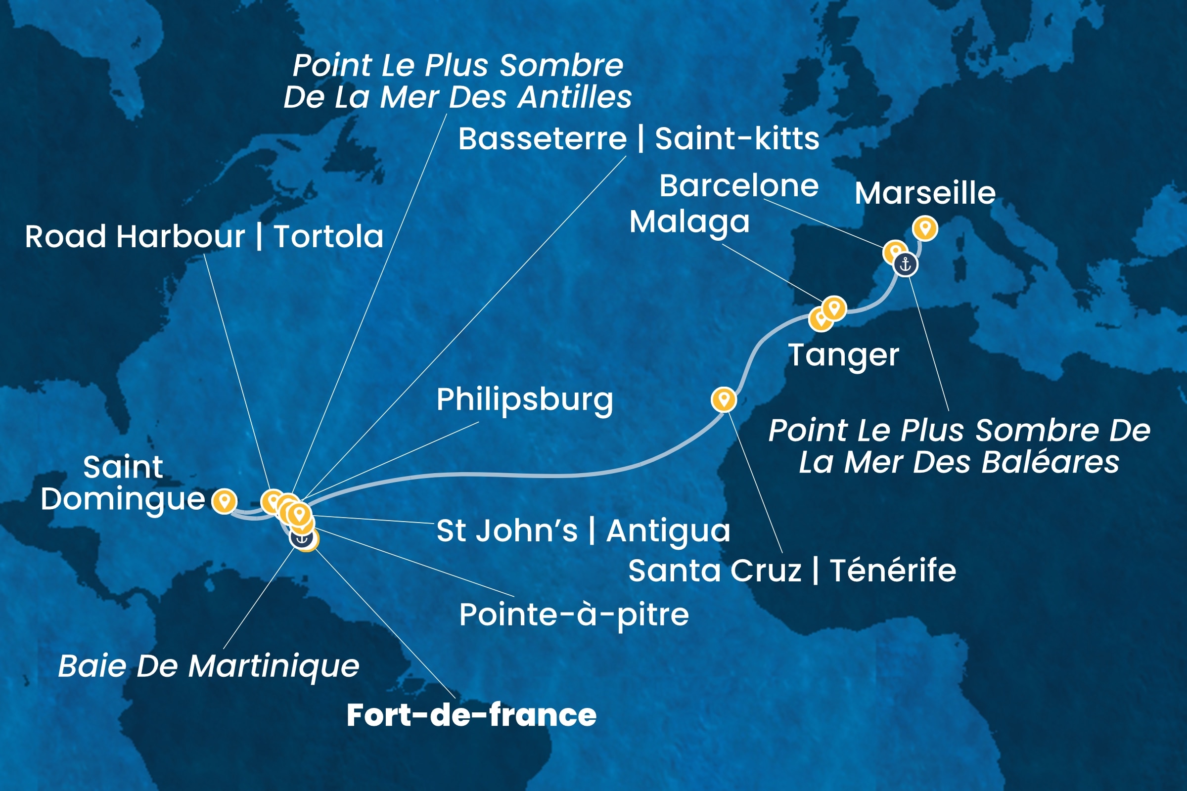 Carte de l’itinéraire