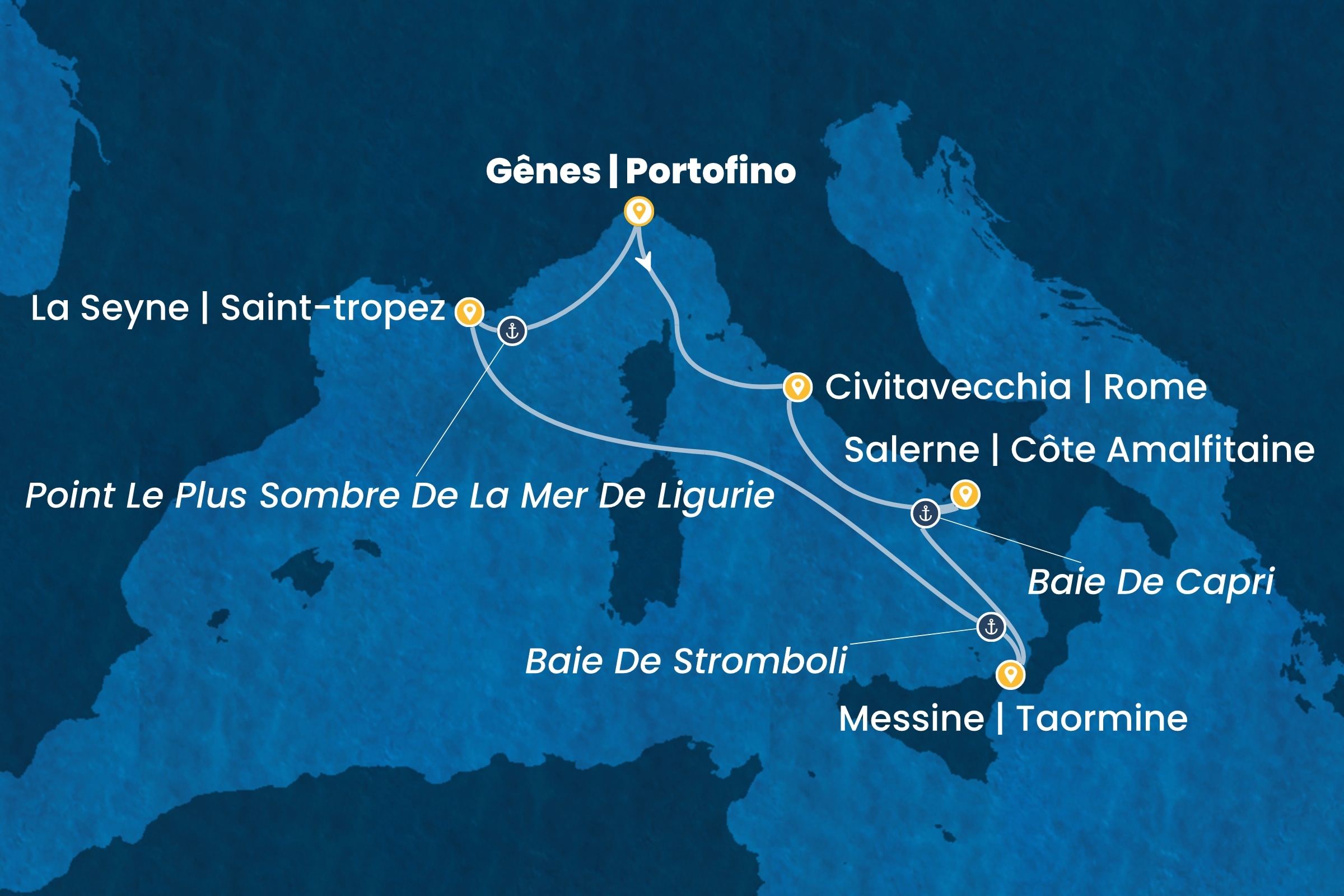 Carte de l’itinéraire