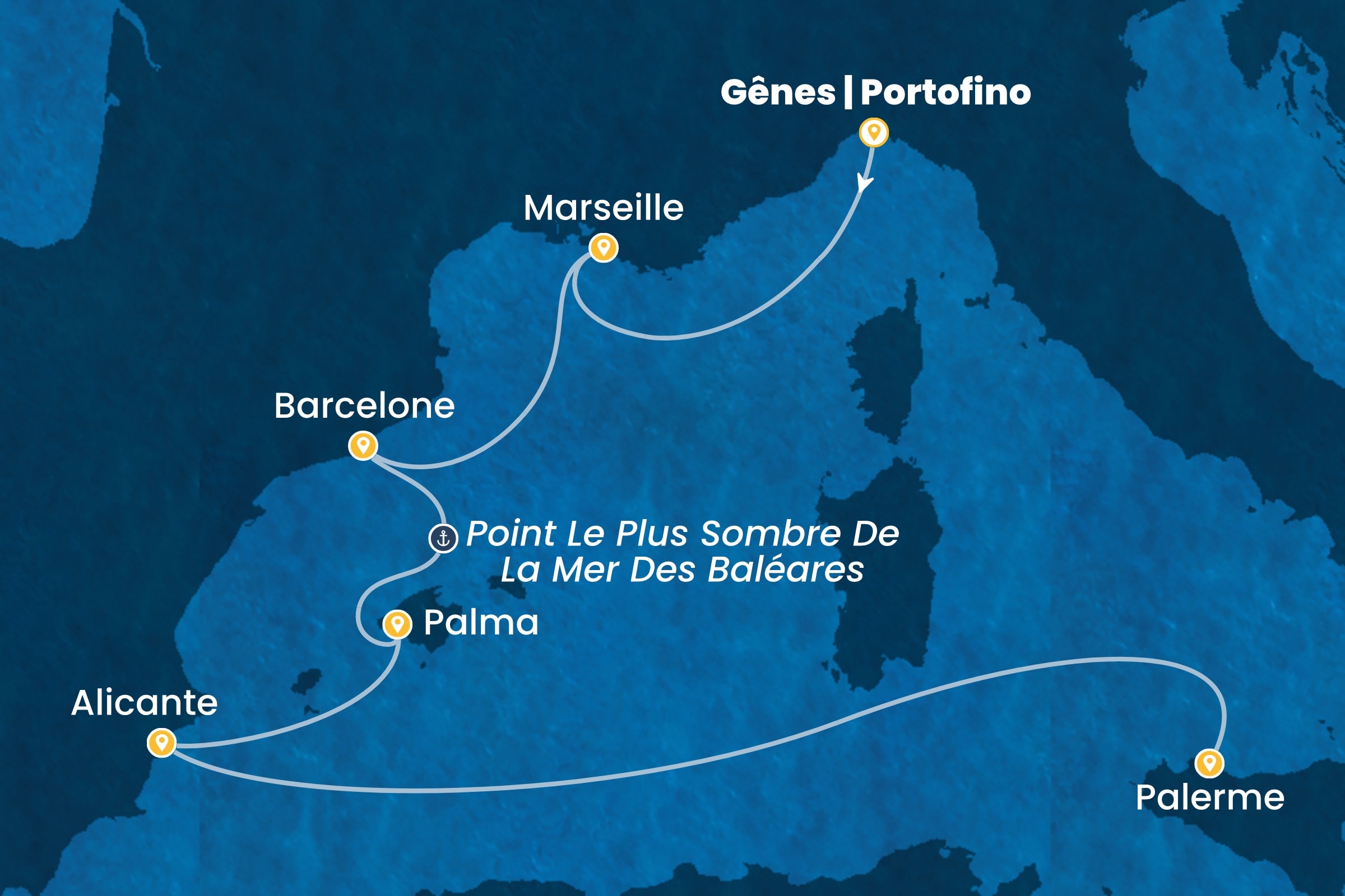 Carte de l’itinéraire