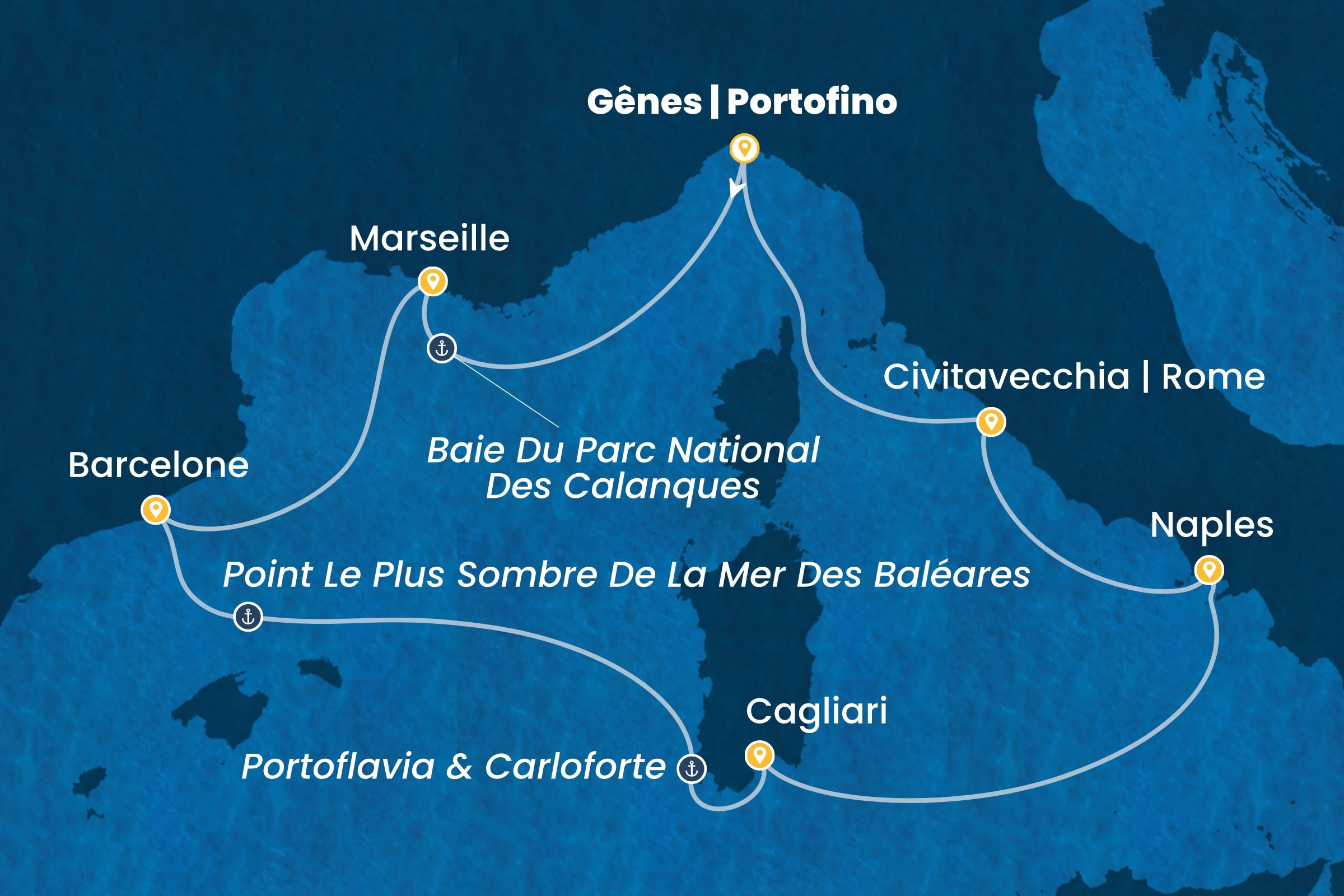 Carte de l’itinéraire