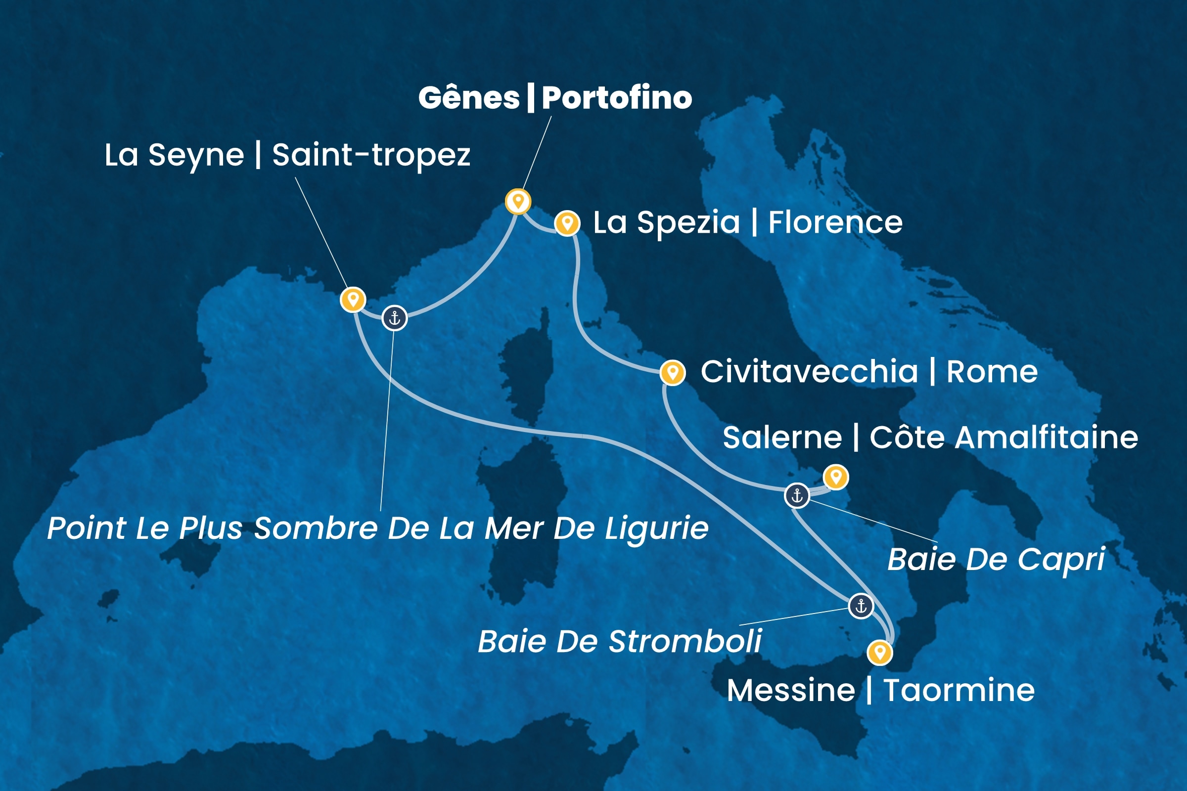 Carte de l’itinéraire