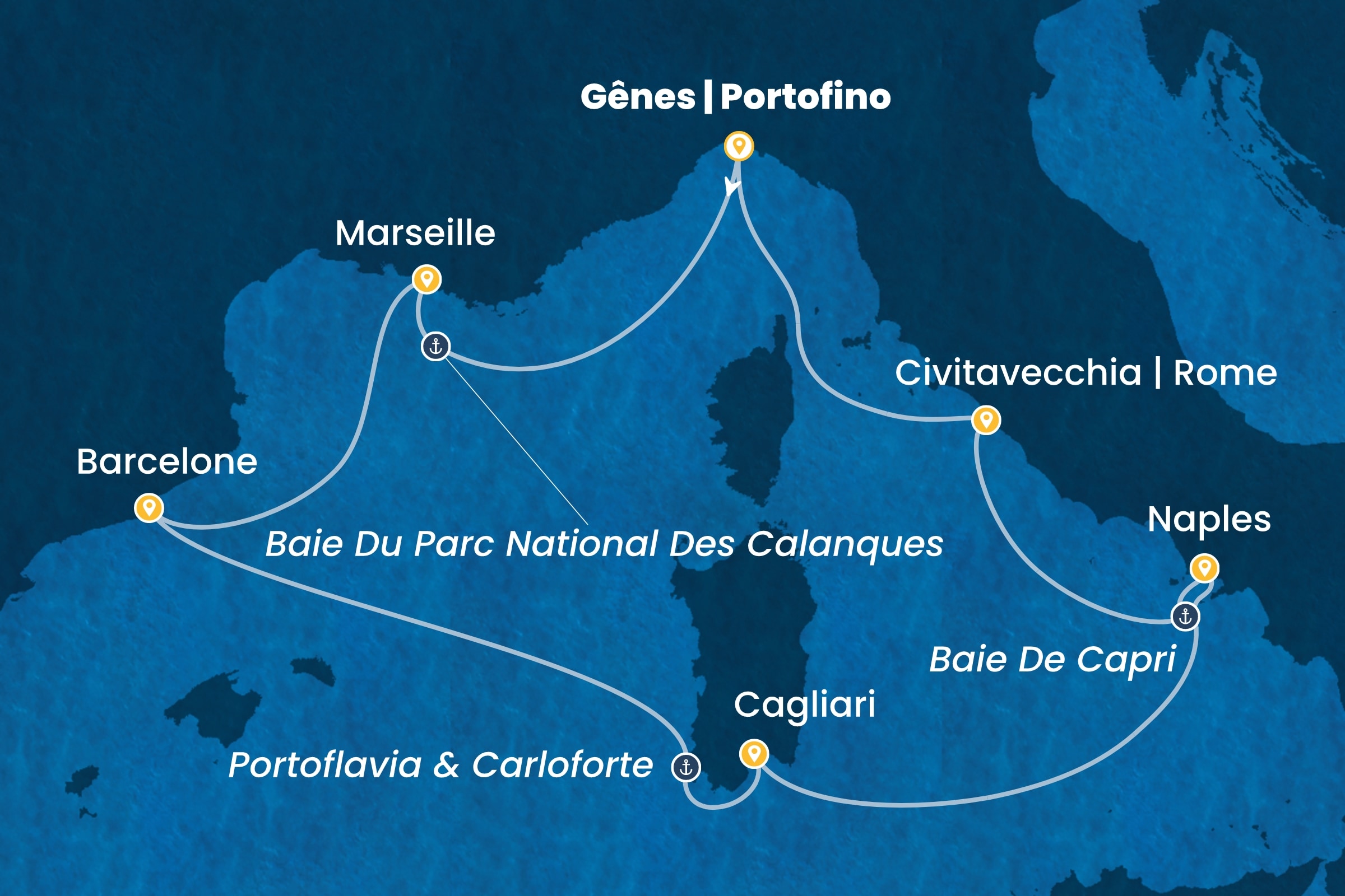Carte de l’itinéraire