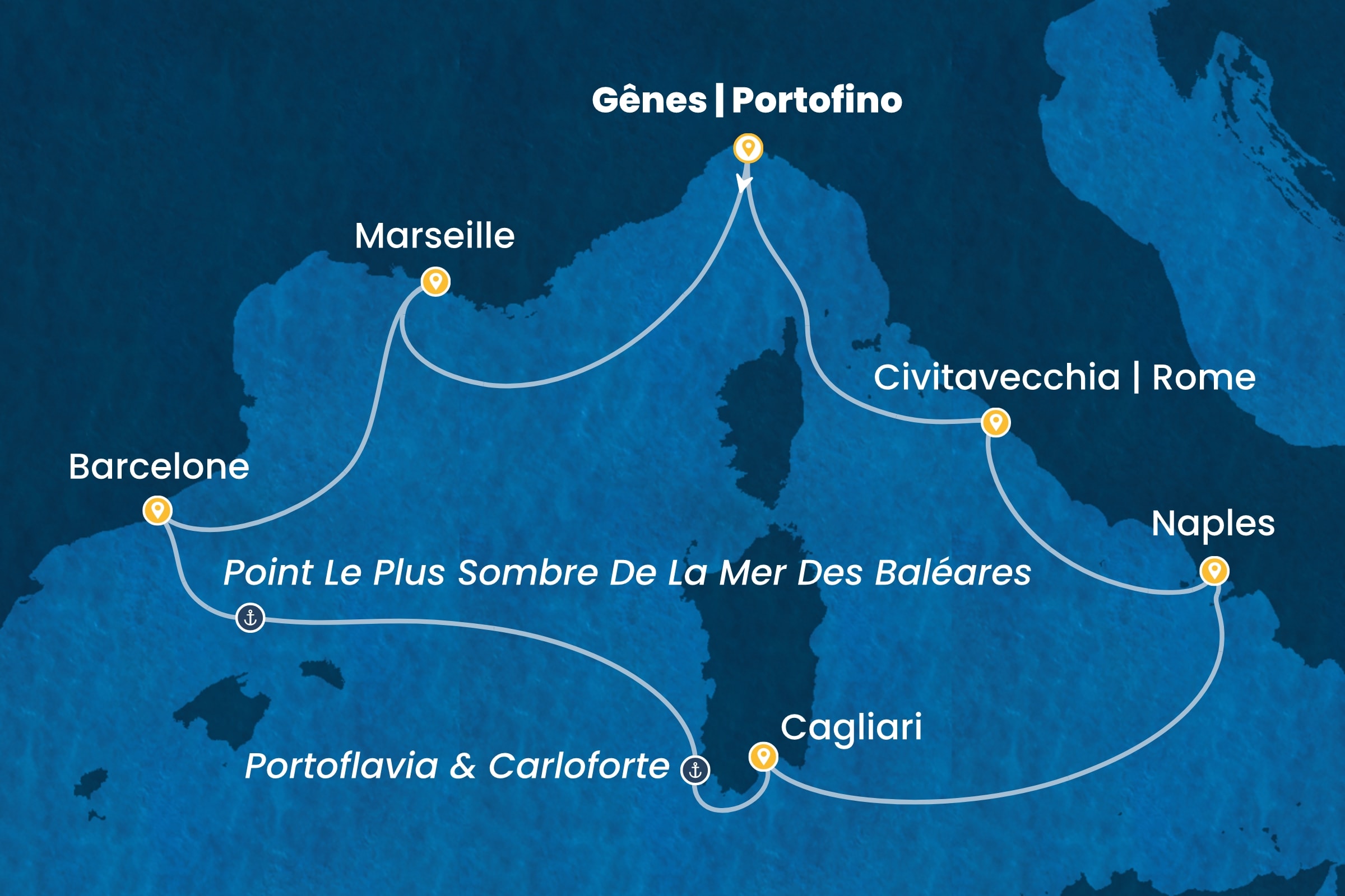 Carte de l’itinéraire