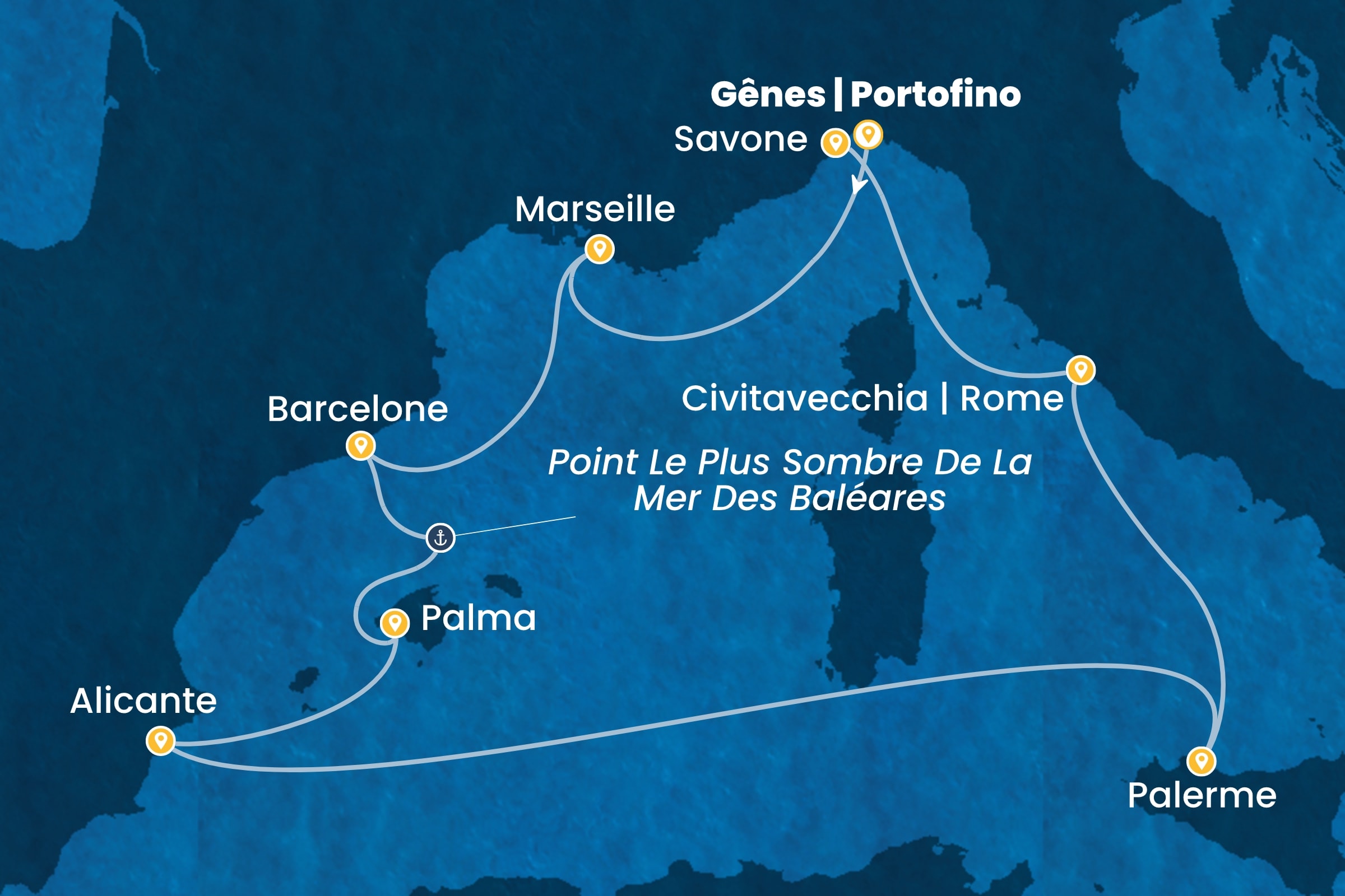 Carte de l’itinéraire