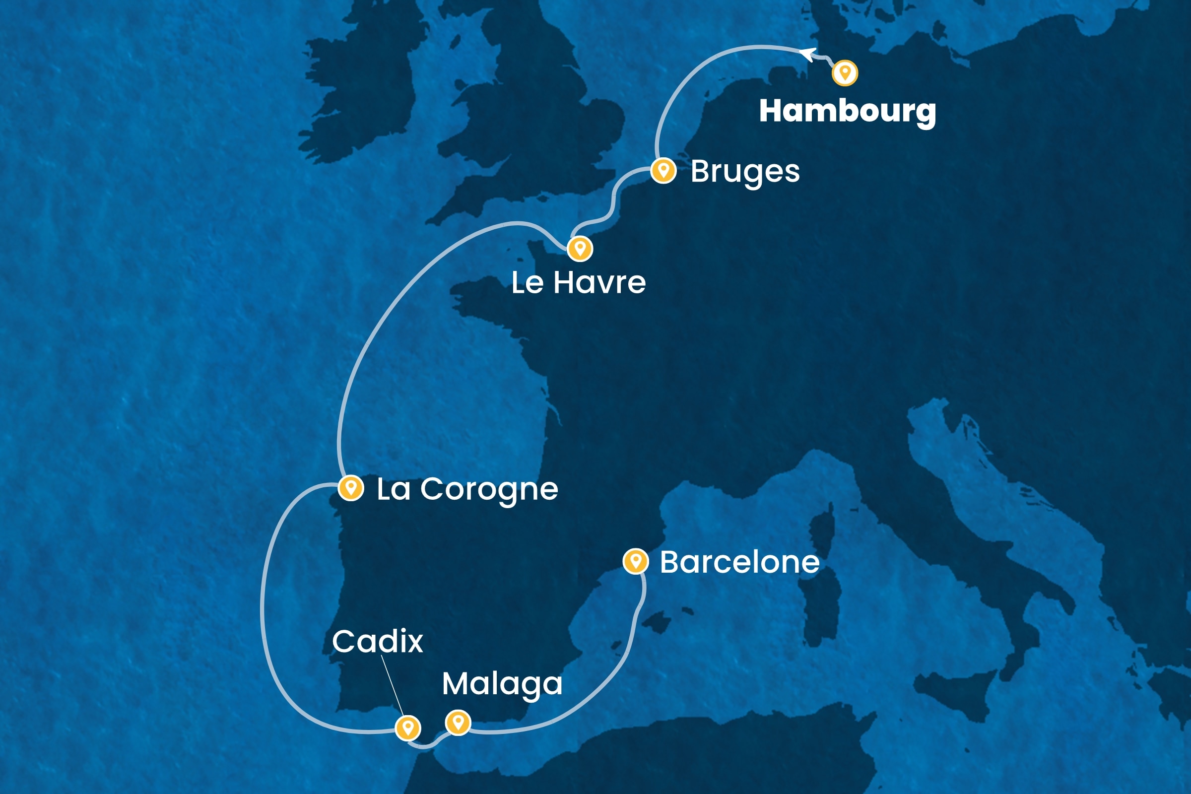 Carte de l’itinéraire