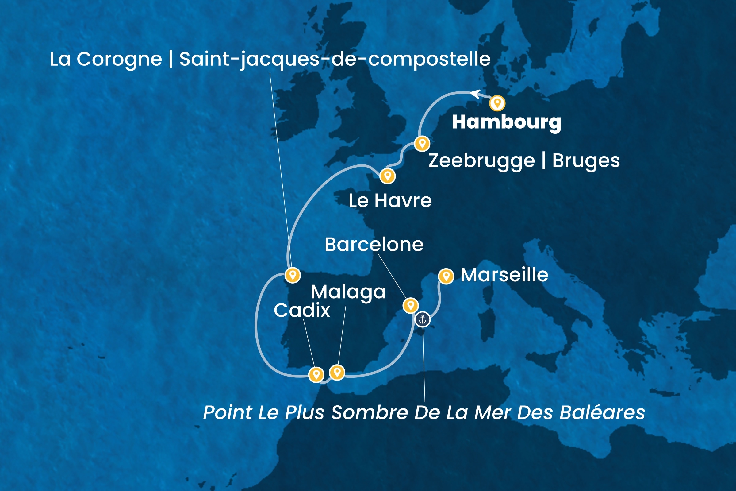 Carte de l’itinéraire