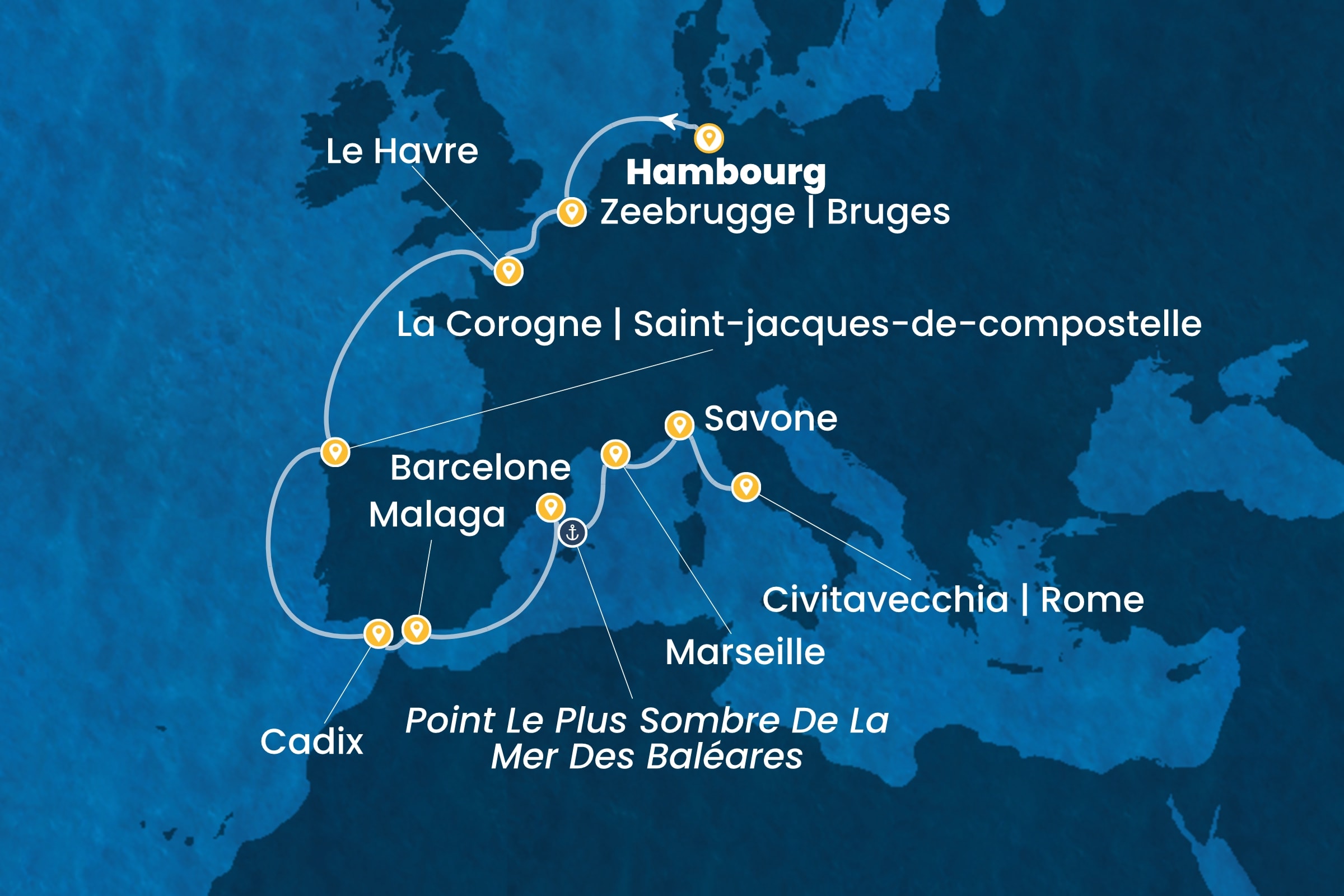 Carte de l’itinéraire