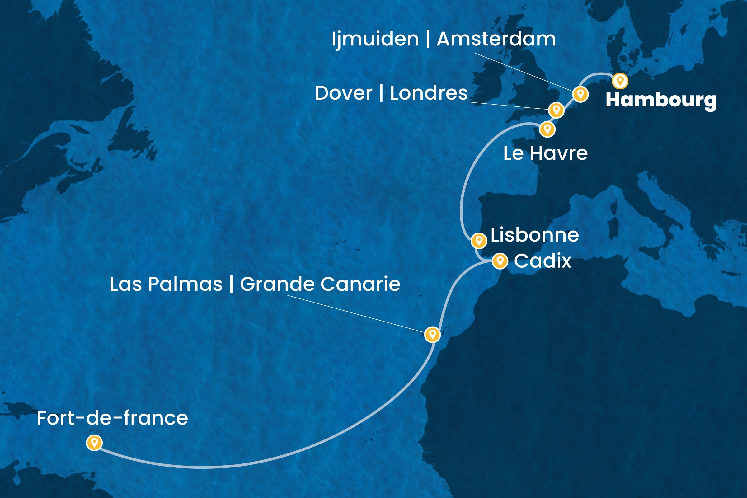 Carte de l’itinéraire
