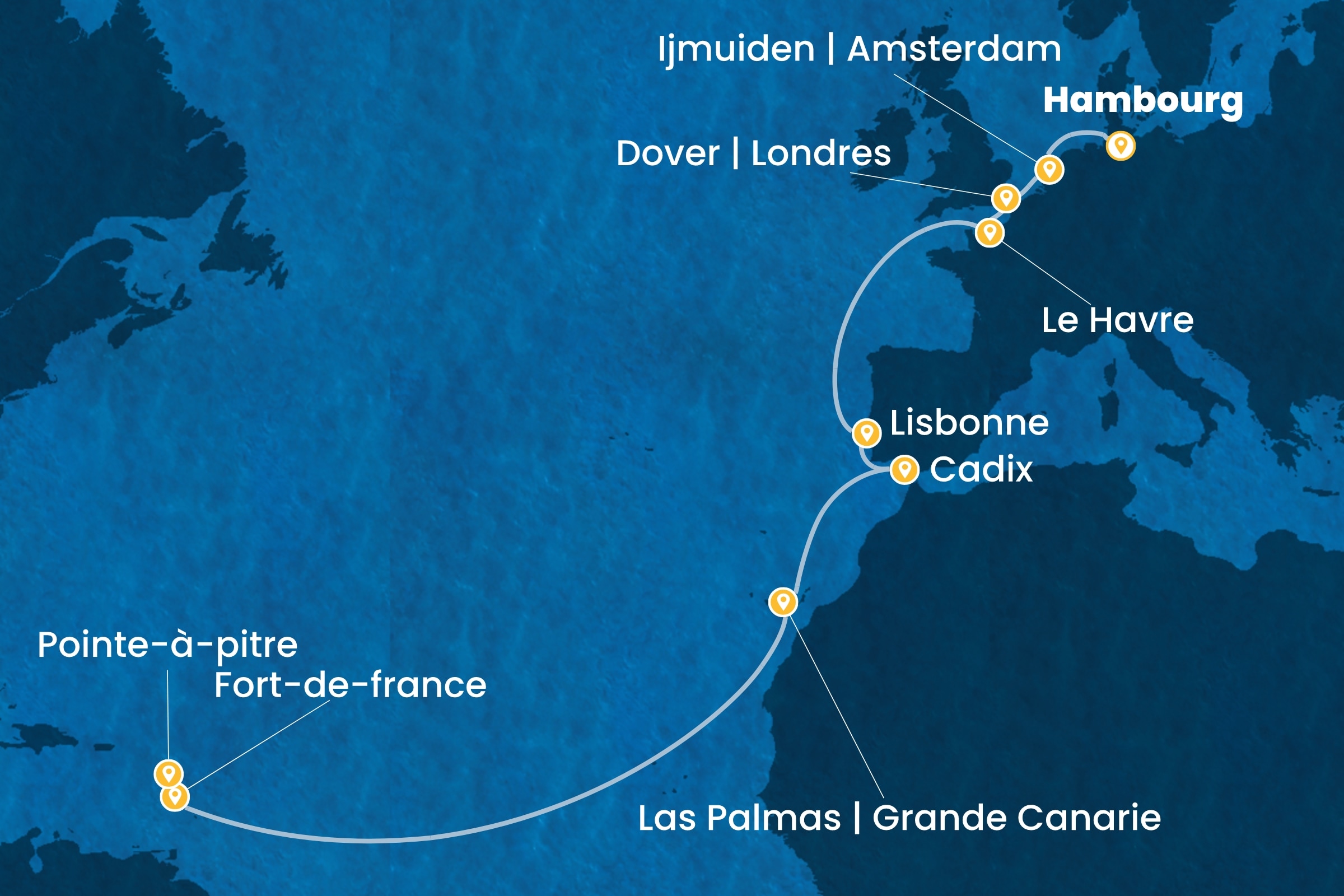 Carte de l’itinéraire