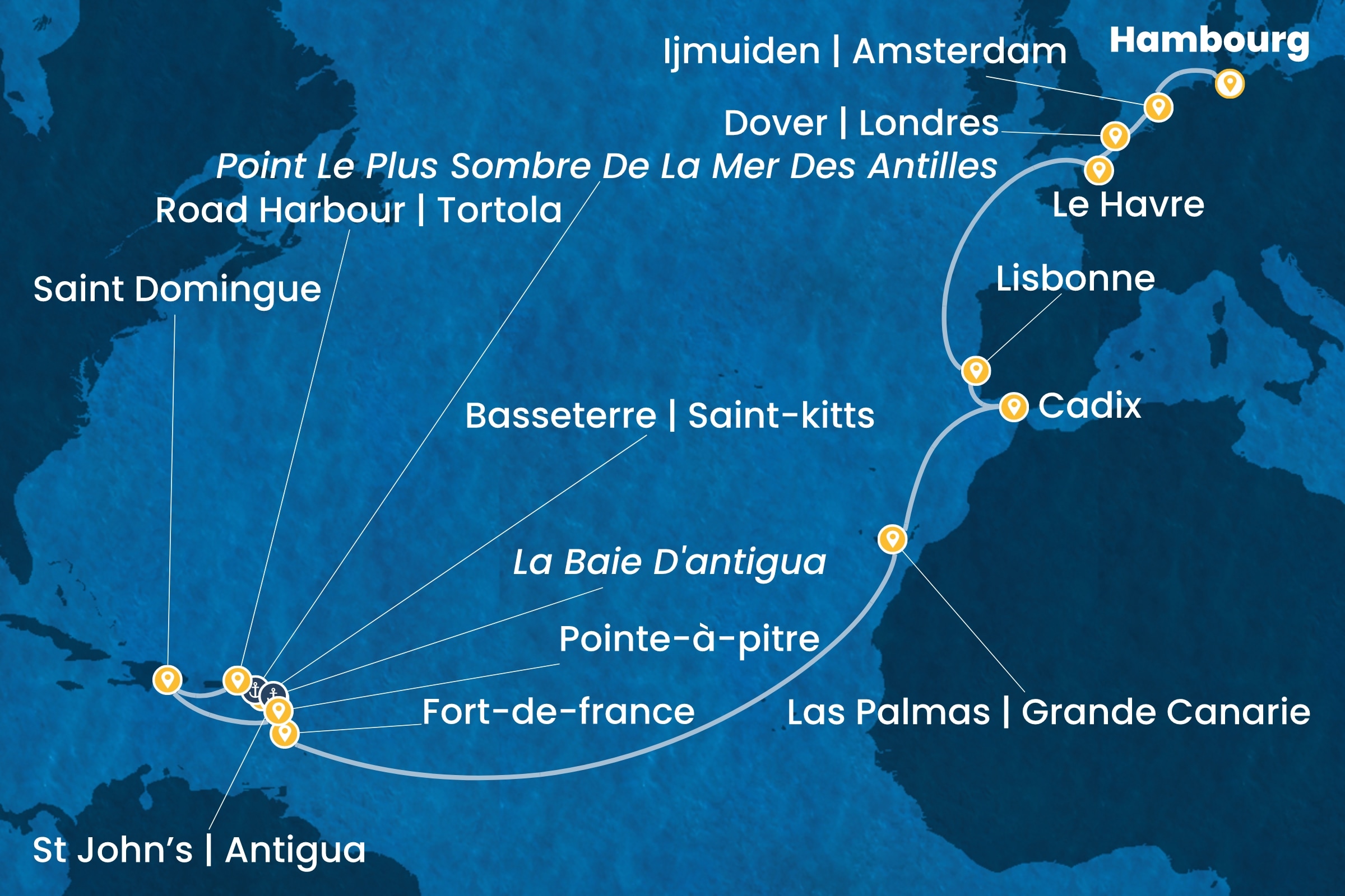 Carte de l’itinéraire
