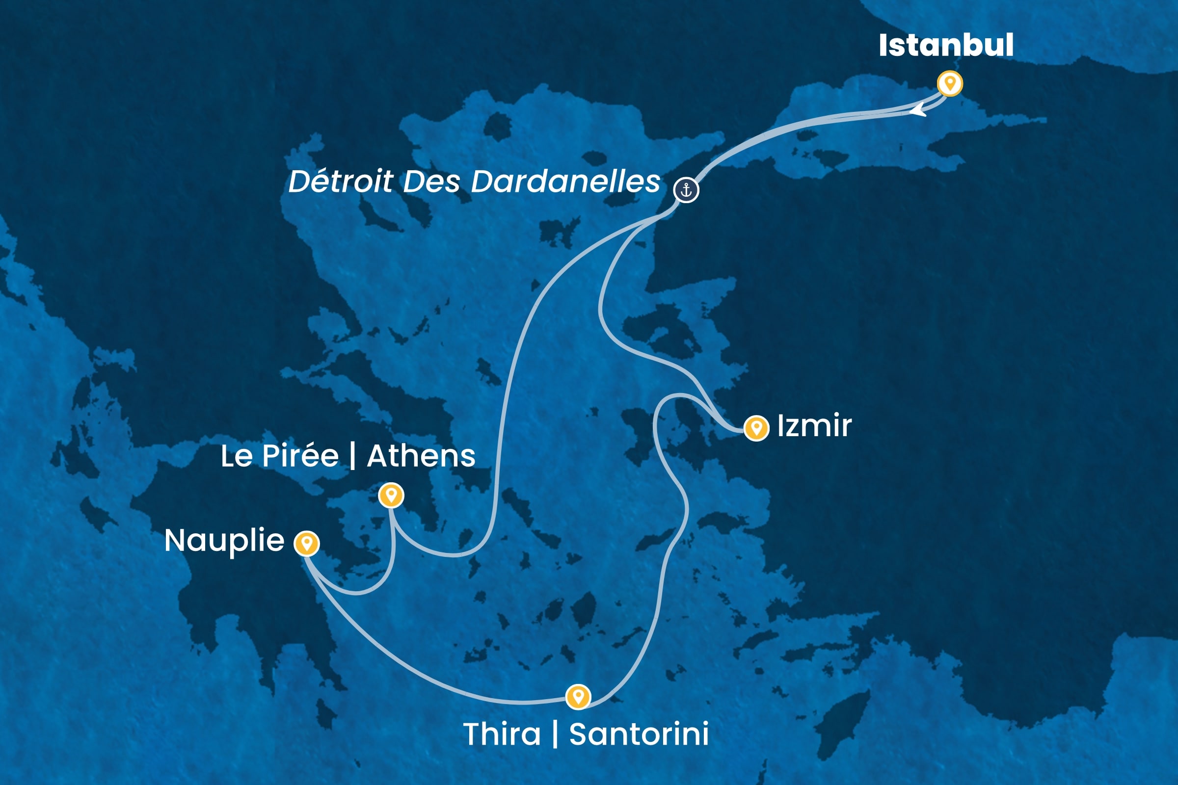 Carte de l’itinéraire