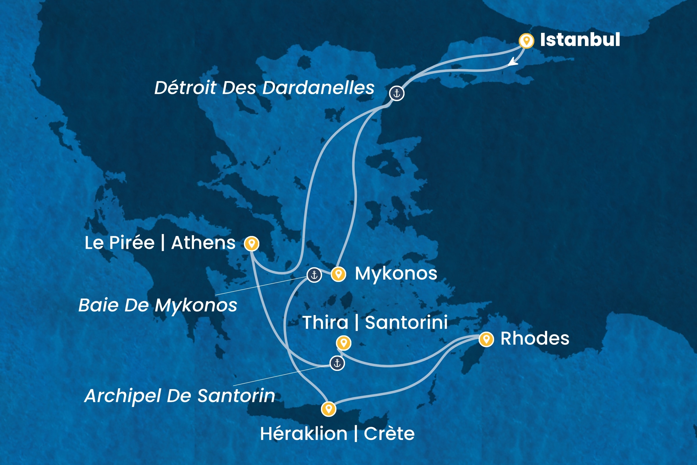 Carte de l’itinéraire