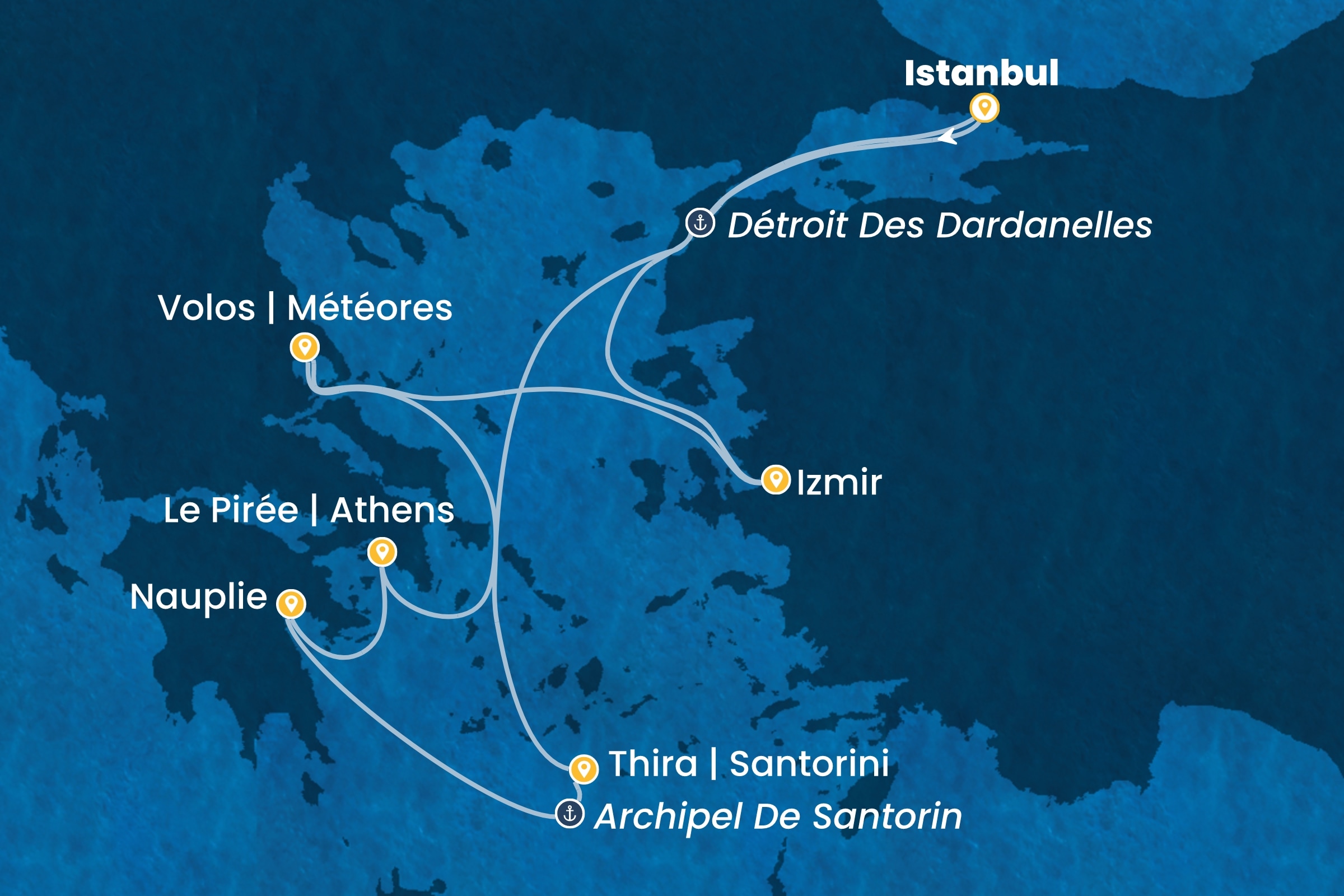 Carte de l’itinéraire