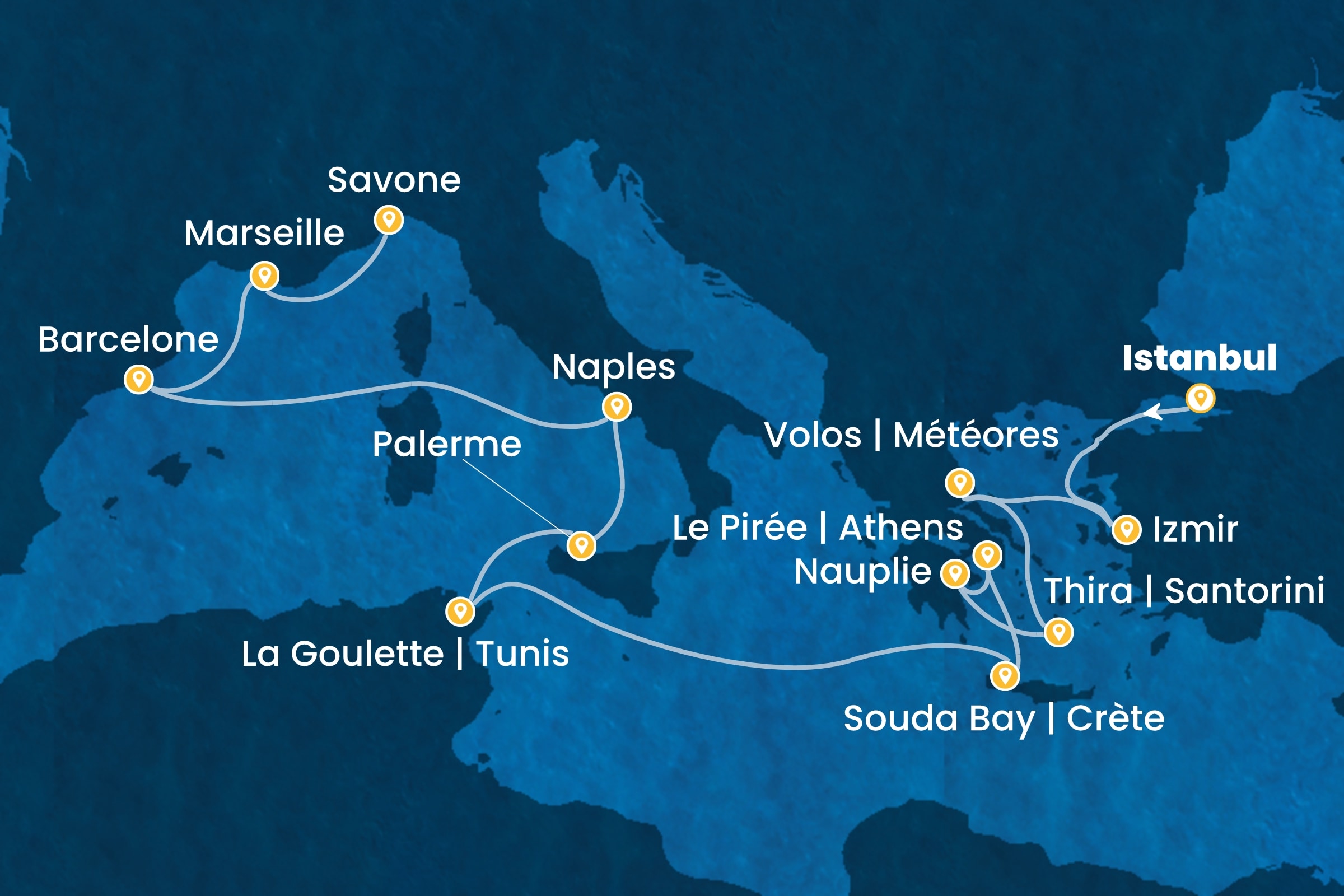Carte de l’itinéraire