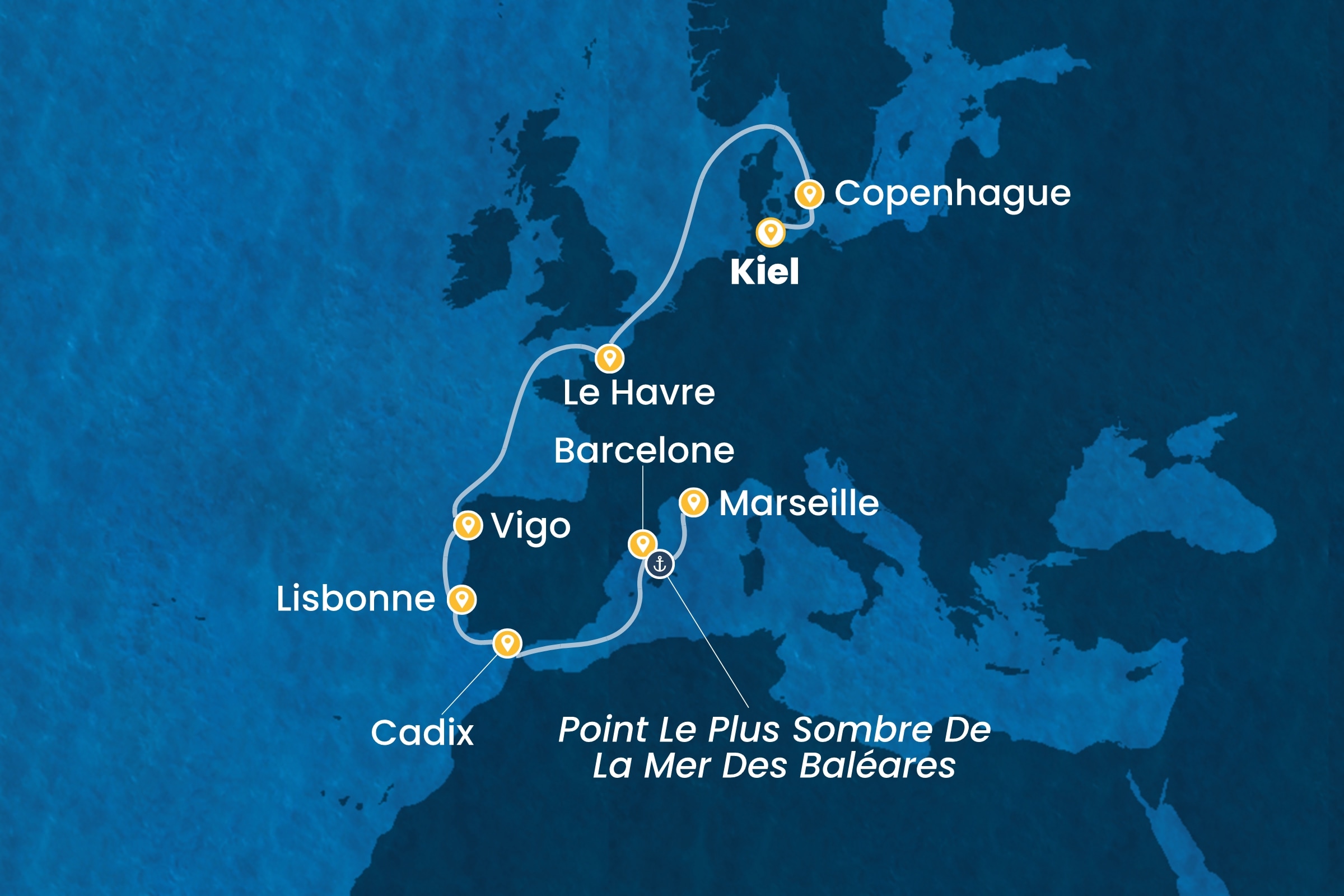 Carte de l’itinéraire